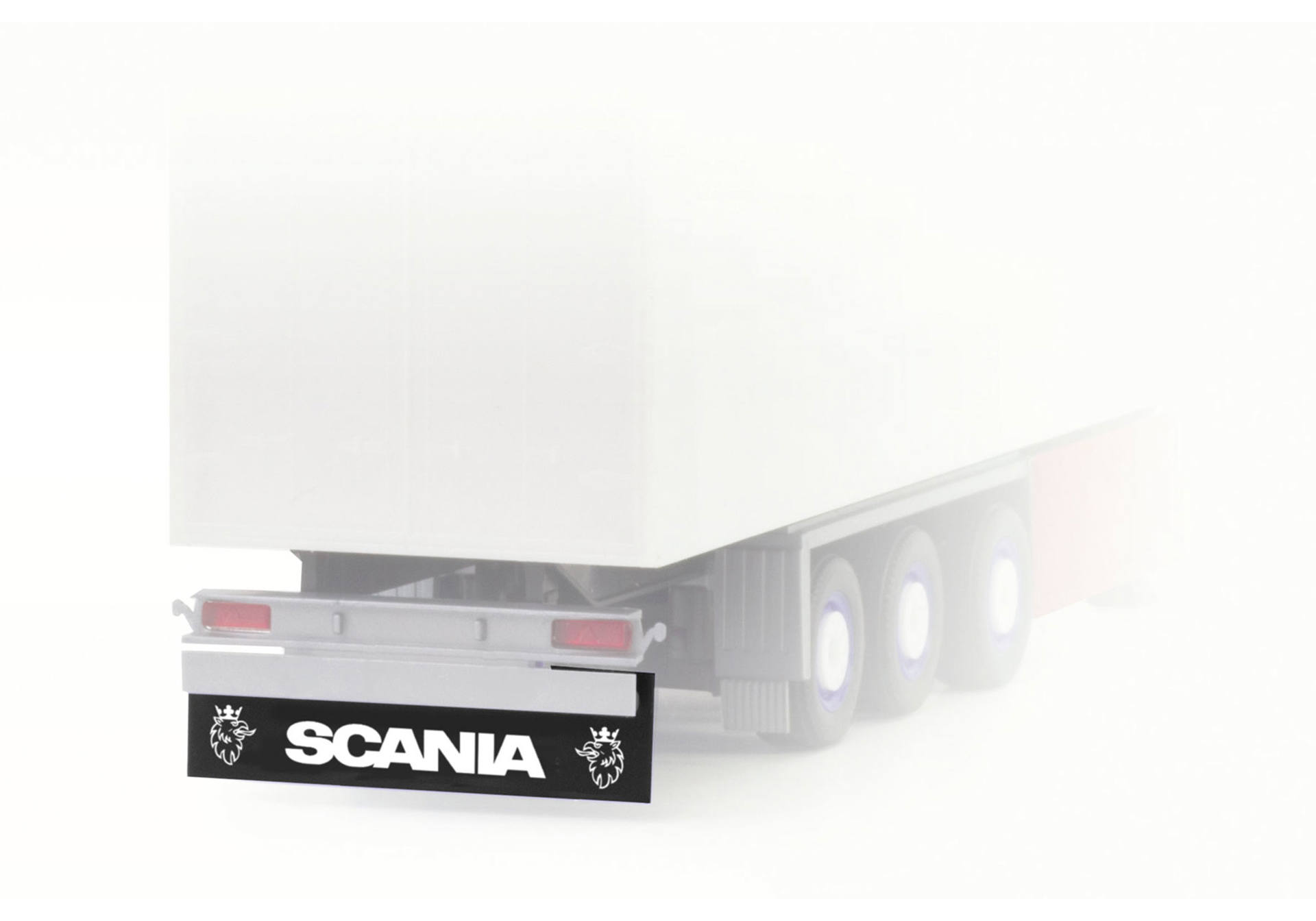 Herpa Zubehör 054379 | Heckspritzlappen für Auflieger und LKW | SCANIA | 1:87