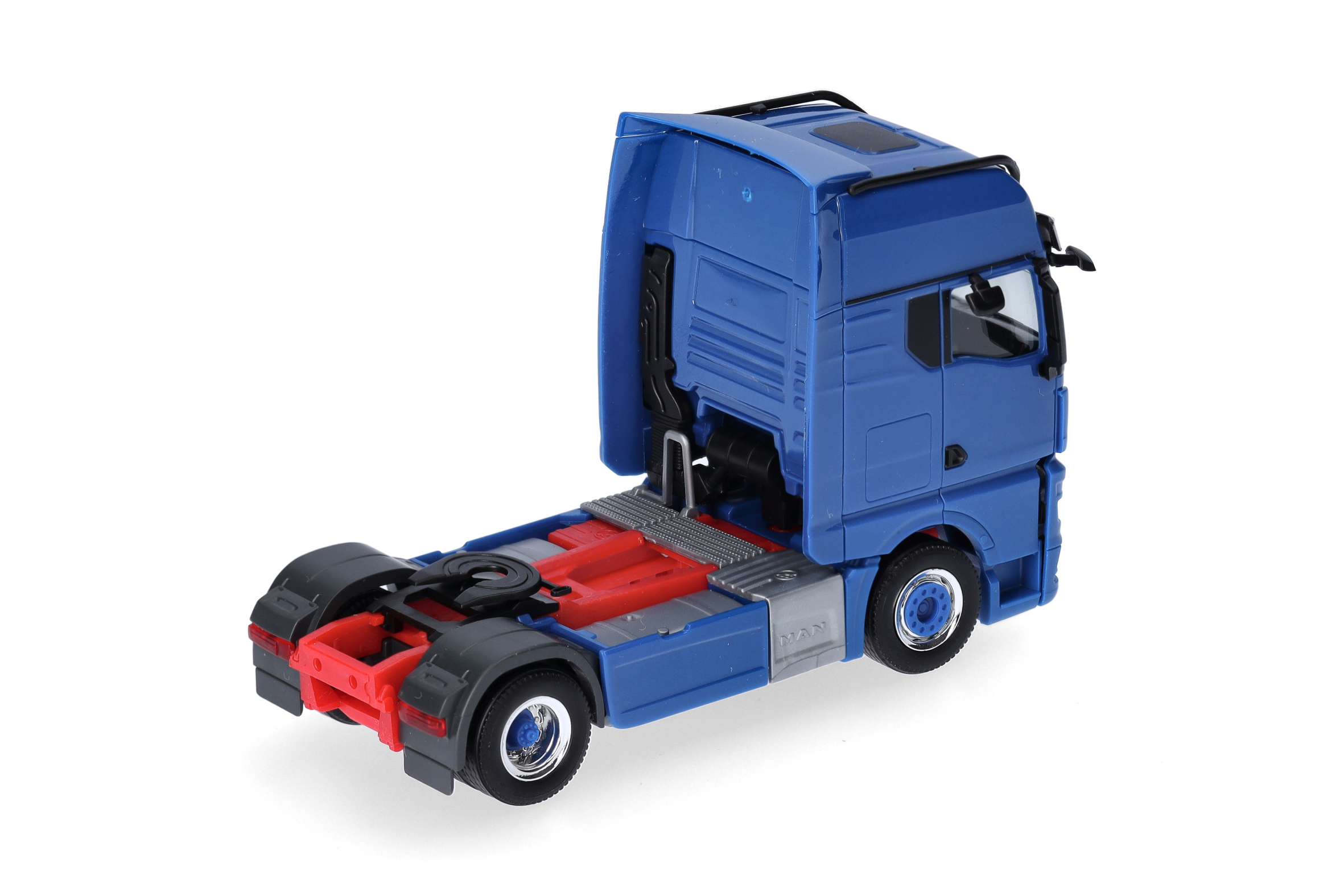 Herpa 313711-003 | MAN TGX GX Solozugmaschine 2achs, blau | 1:87
