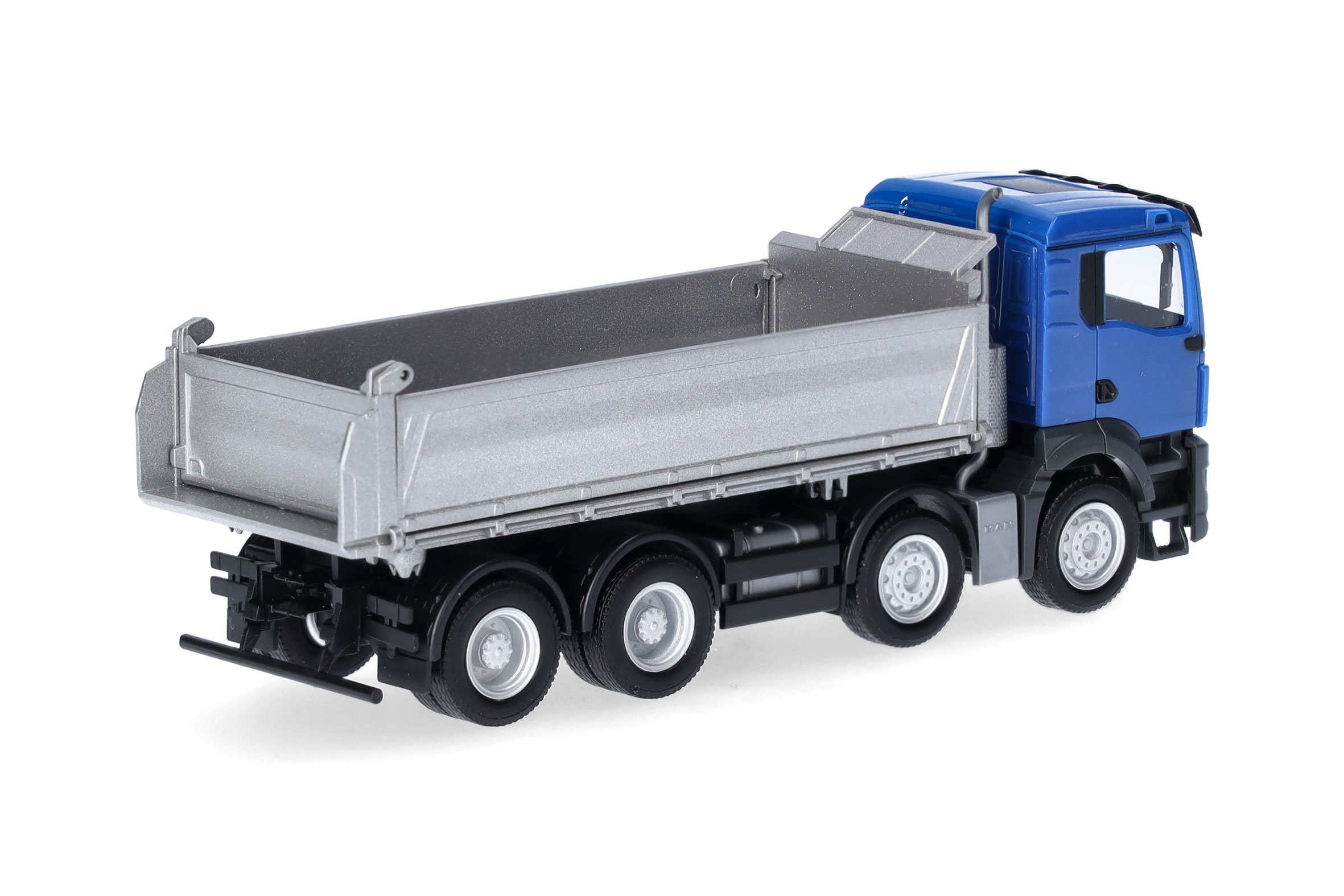 Herpa 319140 | MAN TGS NN | Baukipper 4-achs | blau/silber | 1:87