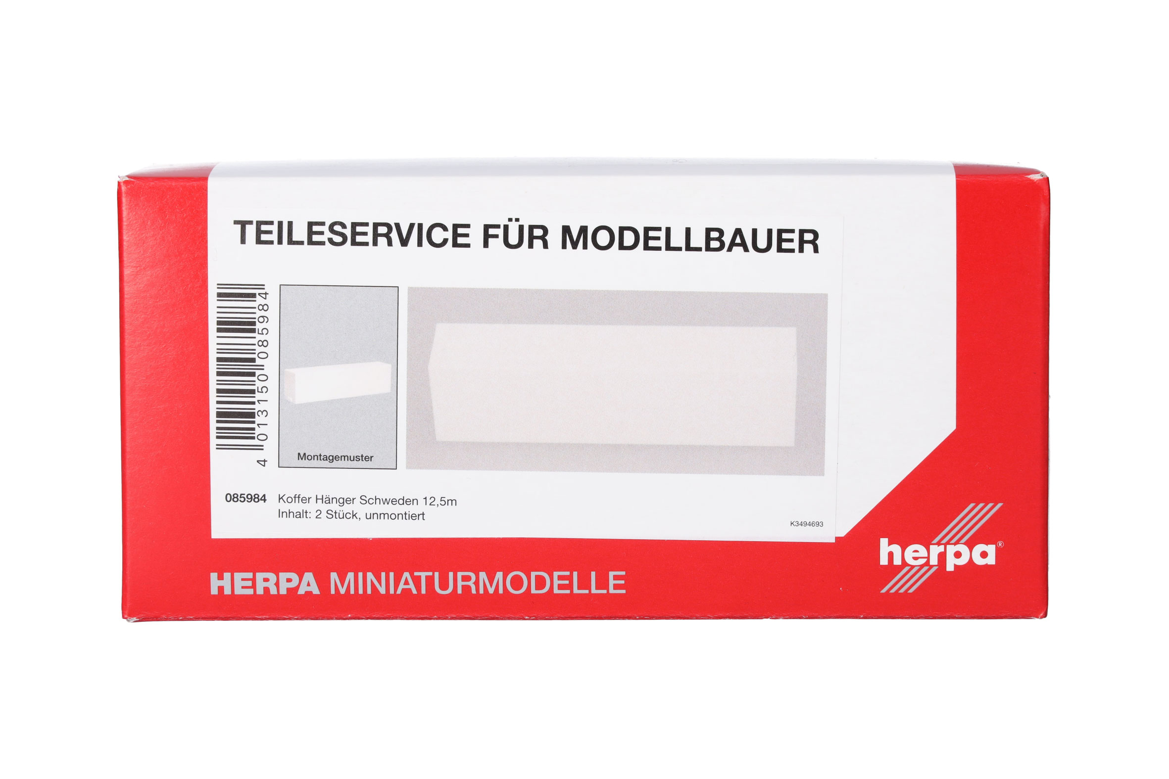 Herpa TS 085984 | Koffer Hänger Schweden | 1:87