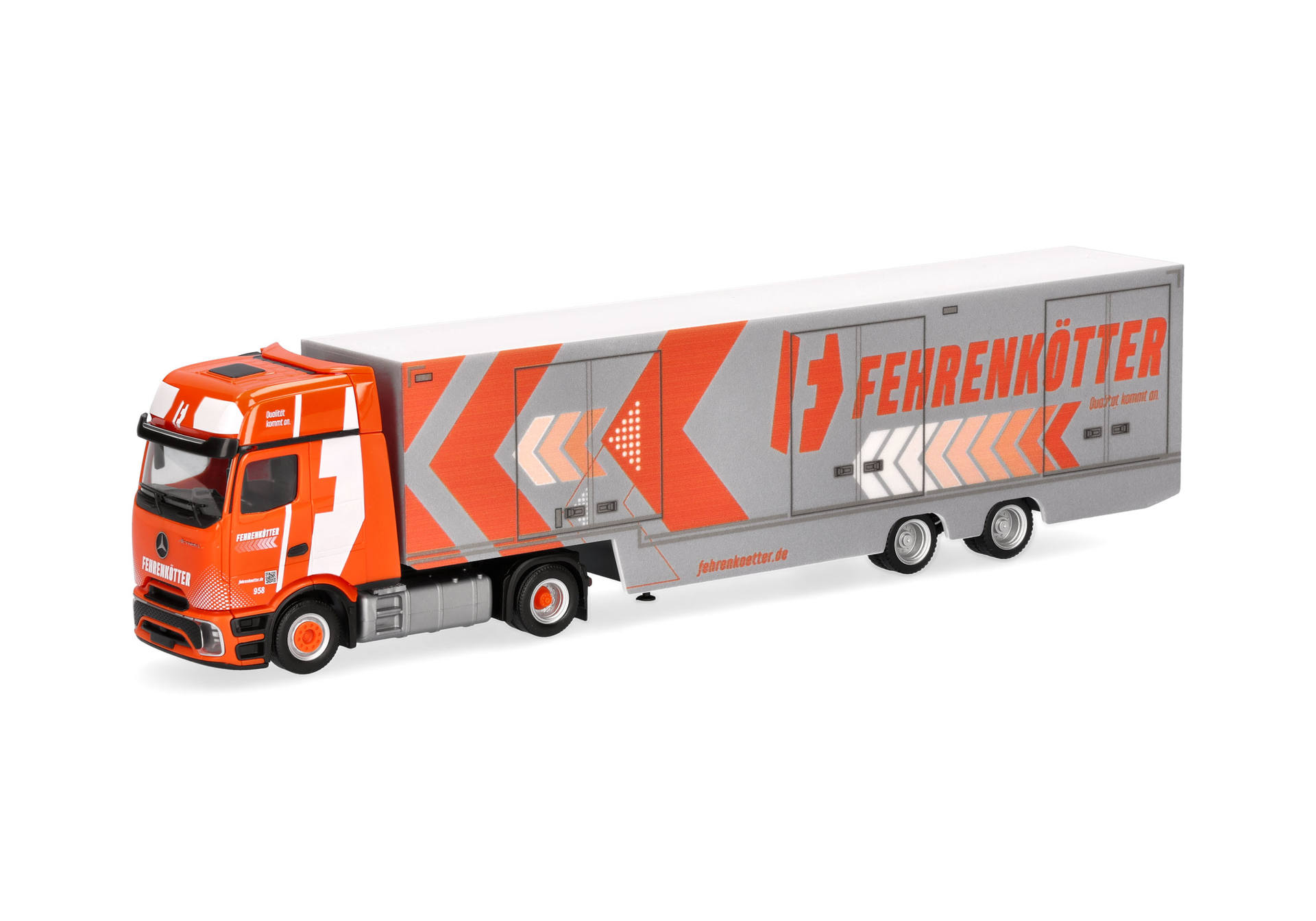Herpa 321440 | MB Actros L ProCabin Gigaspace | Koffer-Sattelzug | Fehrenkötter | 1:87