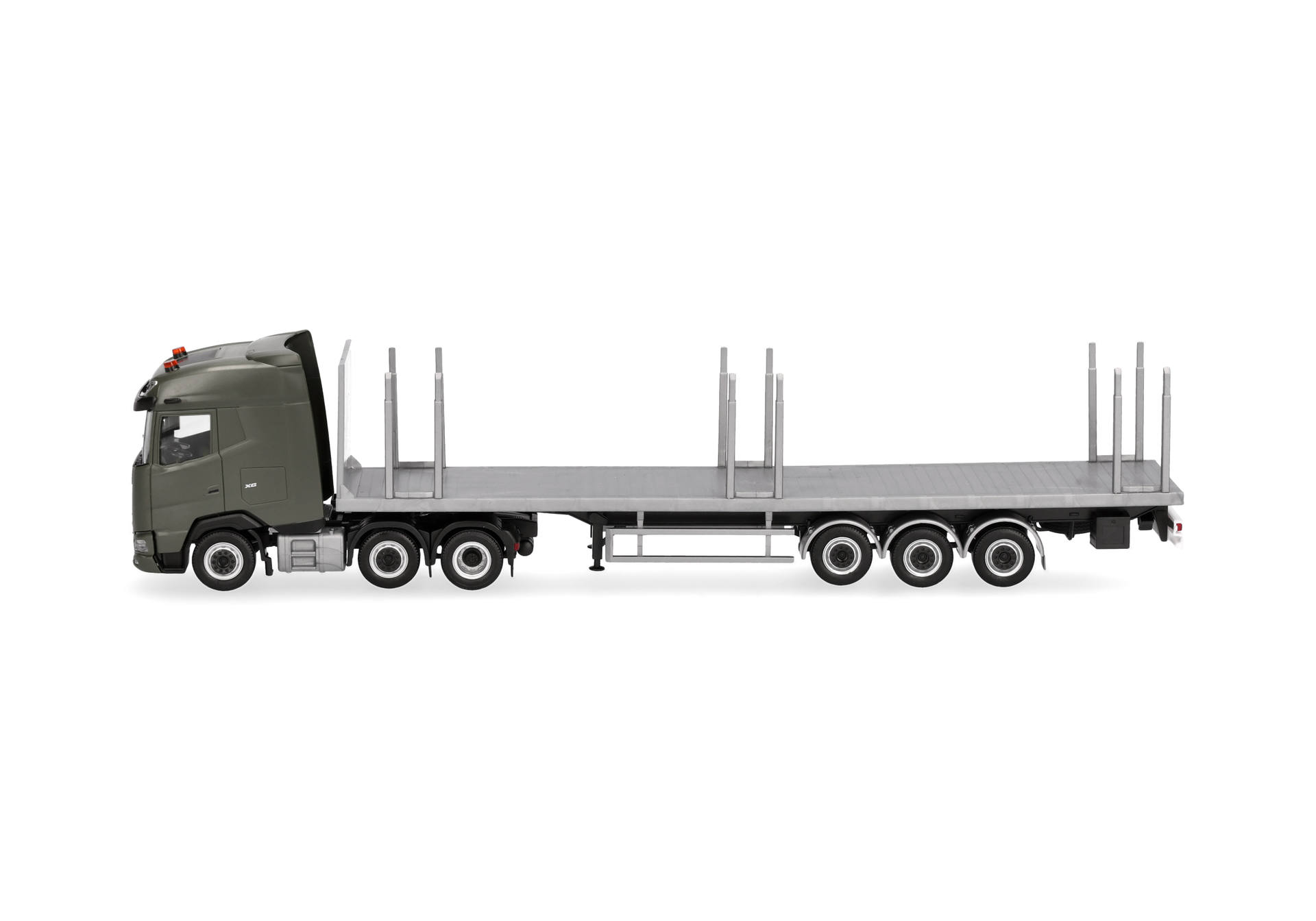 Herpa 747301 | DAF XG Flachbett-Sattelzug  |Niederländische Königliche Armee | 1:87