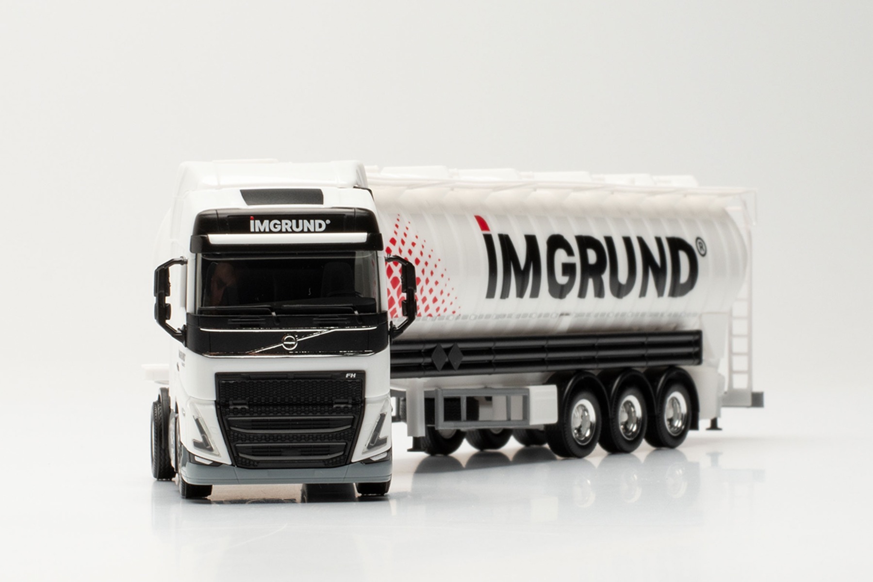 Herpa 314961 - Volvo FH Gl. ADR Saugsilo-Sattelzug „Imgrund“ (NRW/Wesel). 1:87