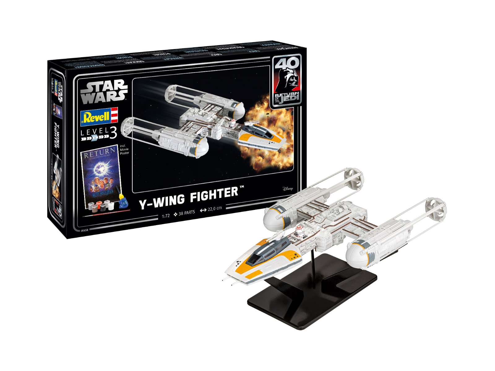 Revell 05658 | Geschenkset | Y-wing Fighter | 1:72