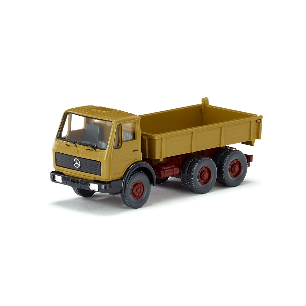 Wiking 042406 | Mercedes Benz NG | Flachpritschenkipper | currygelb | 1:87