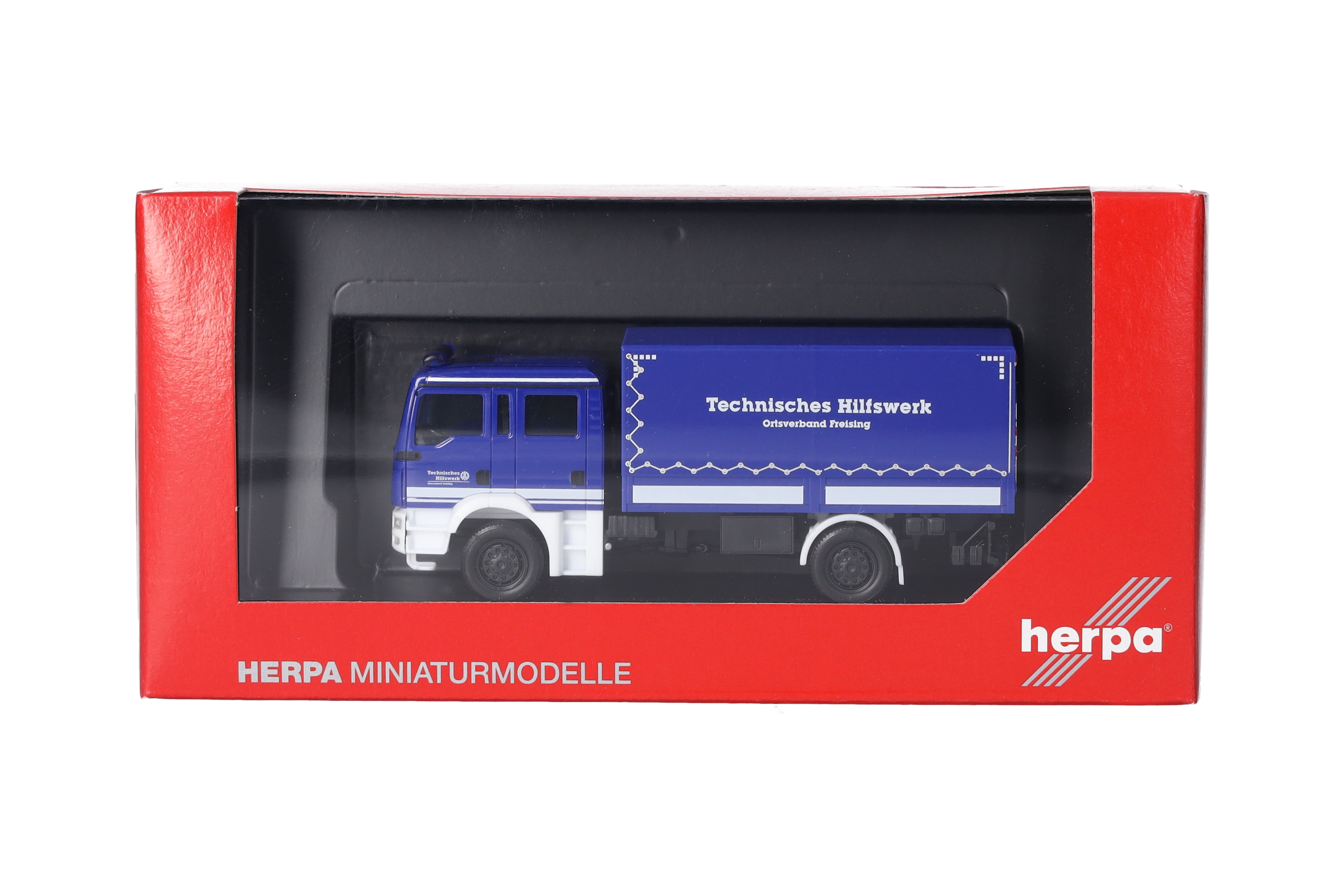 Herpa 098311 | MAN TGM Mehrzweckkraftwagen (MzKW) | THW Freising | 1:87
