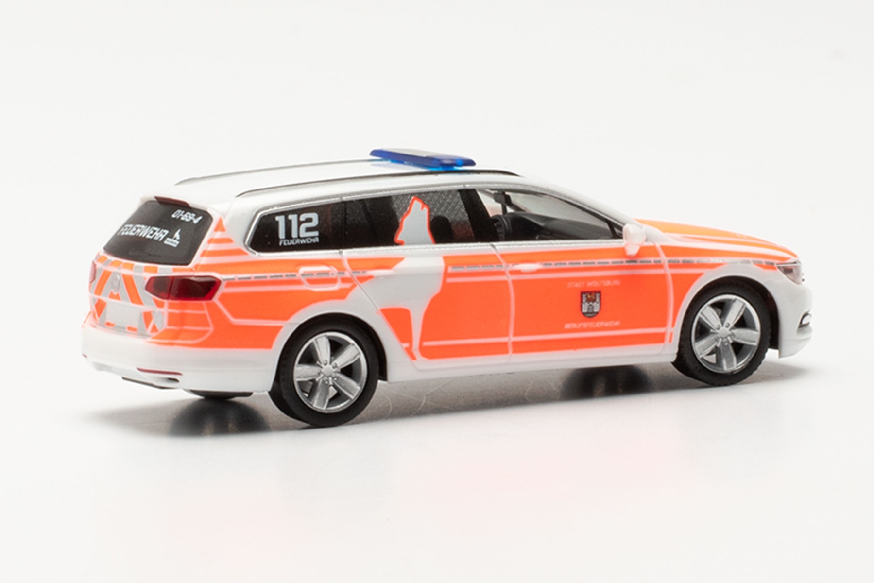 Herpa 096751 - Volkswagen Passat Variant - Feuerwehr Wolfsburg. 1:87