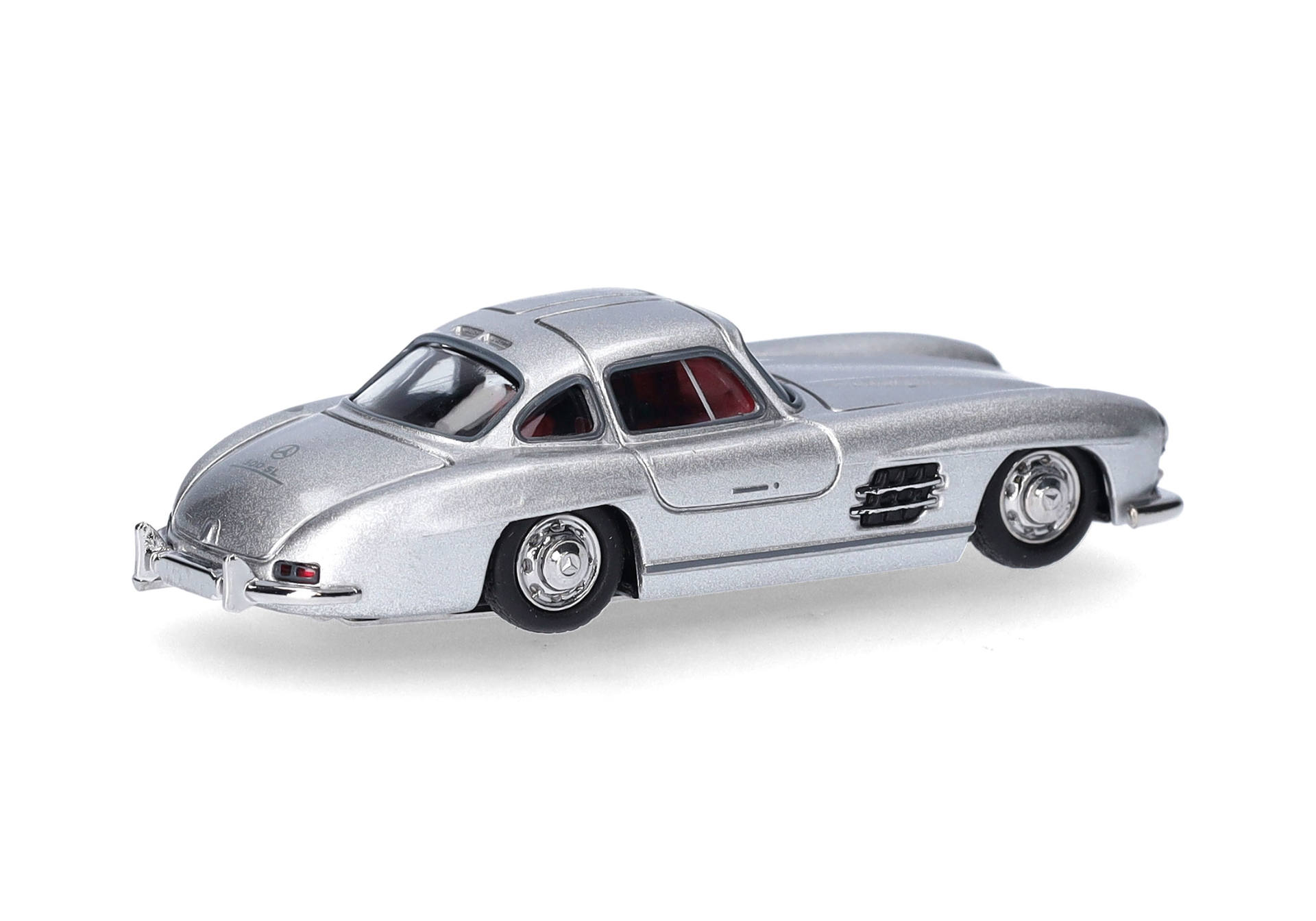 Herpa 430975 | Mercedes-Benz 300 SL Flügeltürer | silbermetallic | 1:87