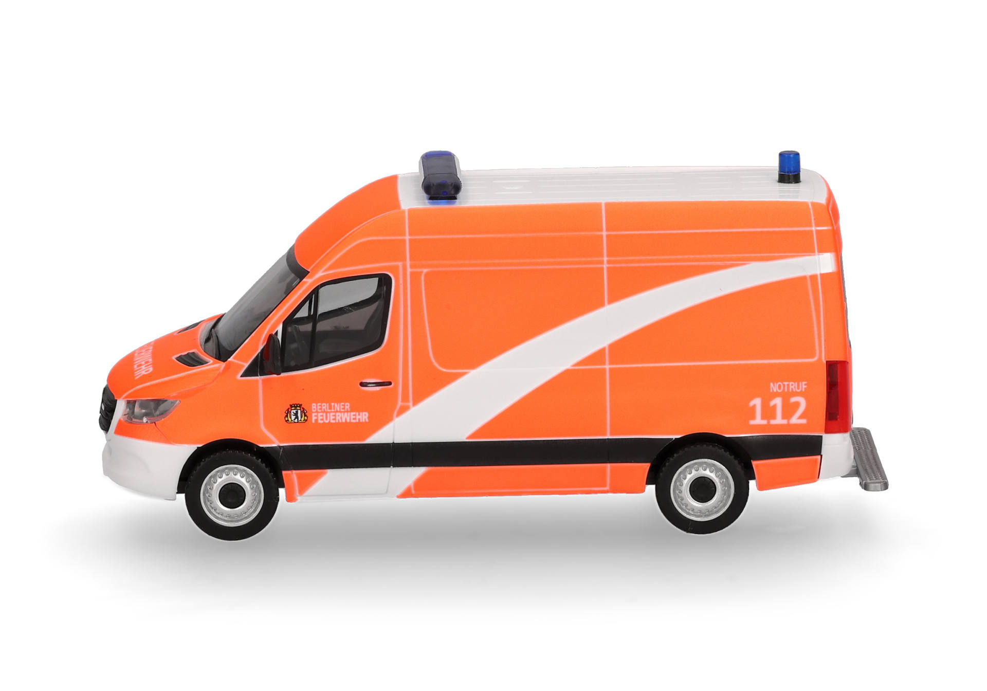 Herpa 099240 | MB Sprinter 18 Kasten Hochdach NKTW | Berliner Feuerwehr | 1:87