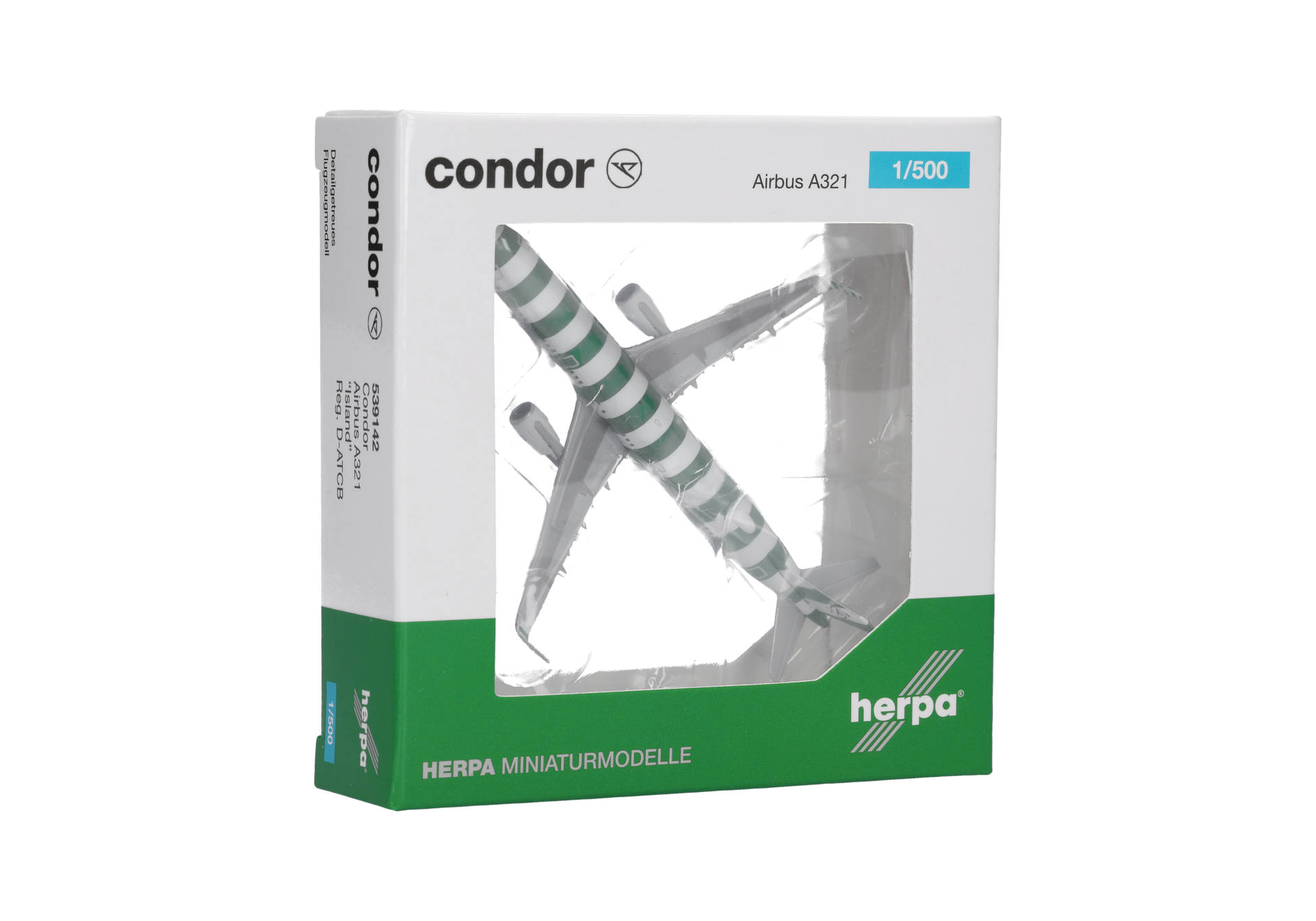 Herpa Wings 539142 | Condor | Airbus A321 | Island – D-ATCB | 1:500