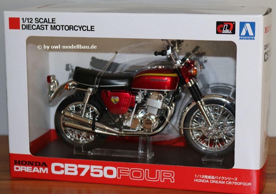 AOSHIMA 1/12 SCALE Honda CB750 FOUR (K0) Candy Gold Model Kit ungeöffnet EUR 176,08 - DE AOSHIMA 1/12 SCALE Honda CB750 FOUR (K0) Candy Gold Model Kit ungeöffnet EUR 176,08 - DE