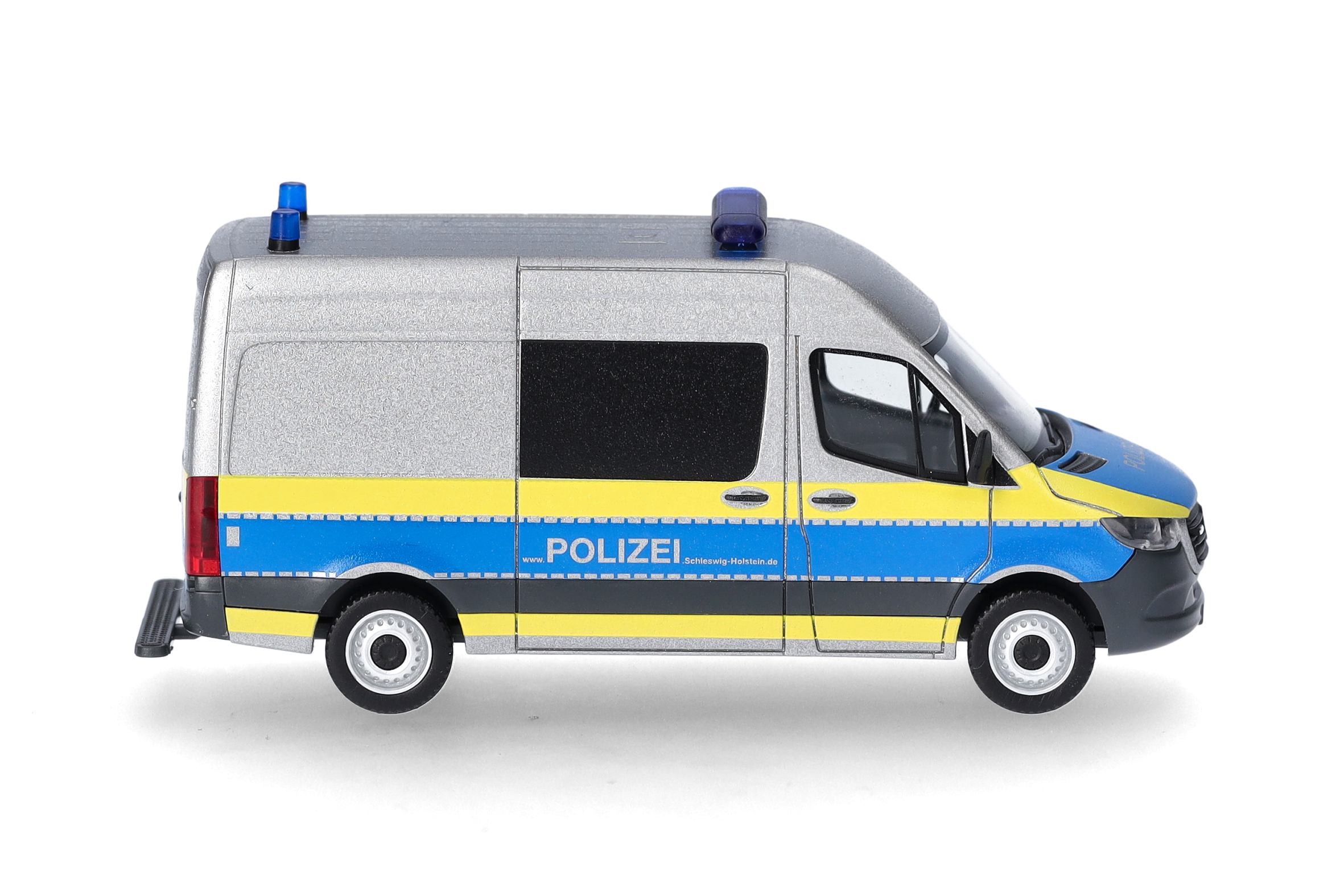 Herpa 098304 | MB Sprinter '18 Halbbus Hochdach | Polizei Schleswig-Holstein | 1:87