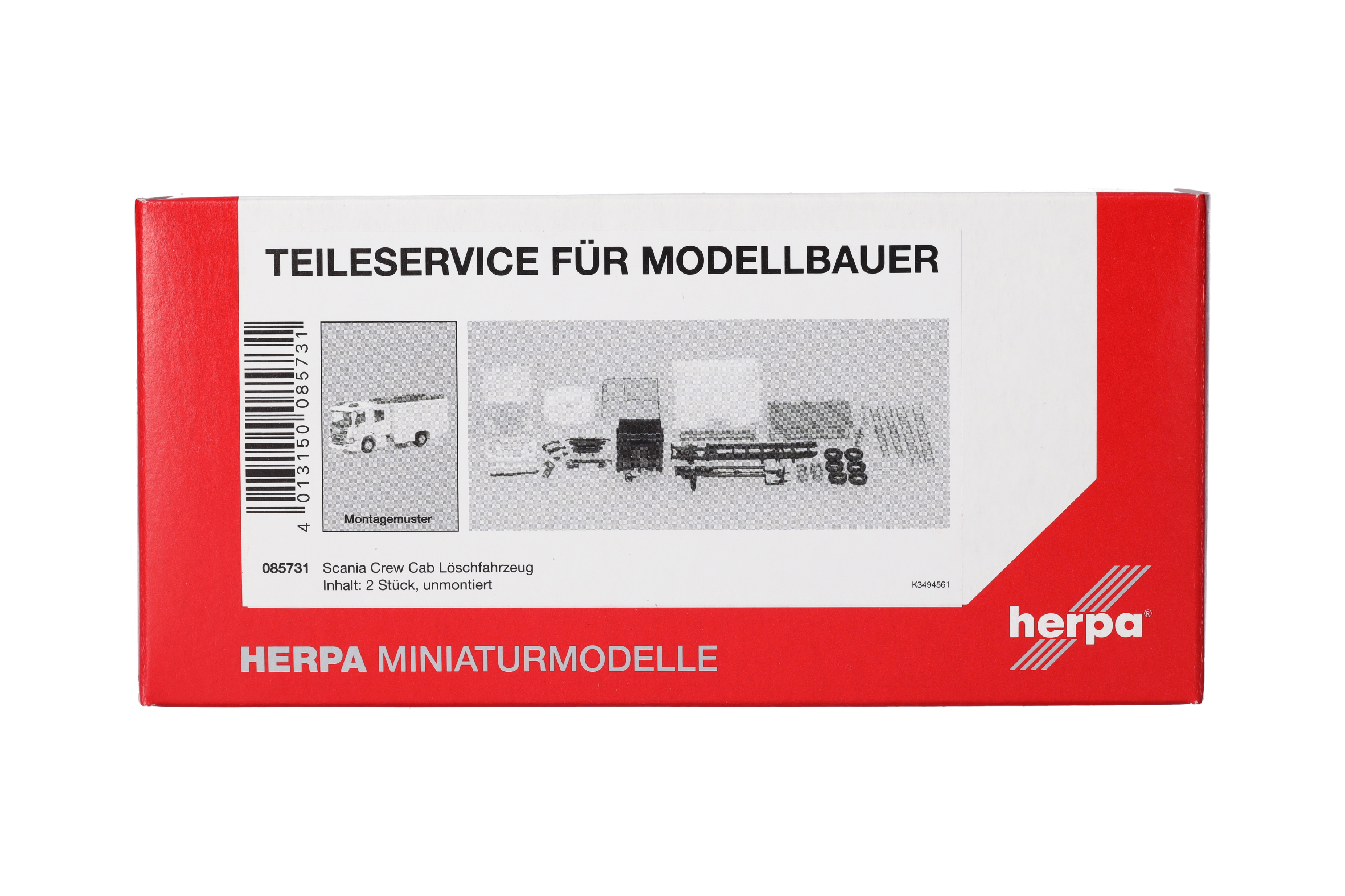 Herpa TS 085731-002 | Scania CrewCab Löschfahrzeug (2 Stück) | 1:87