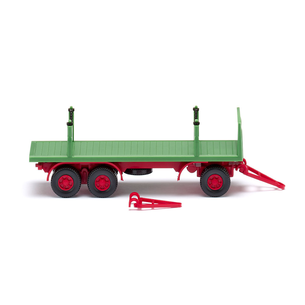 Wiking 044703 | Rungenpritschen-Anhänger | maigrün | 1:87