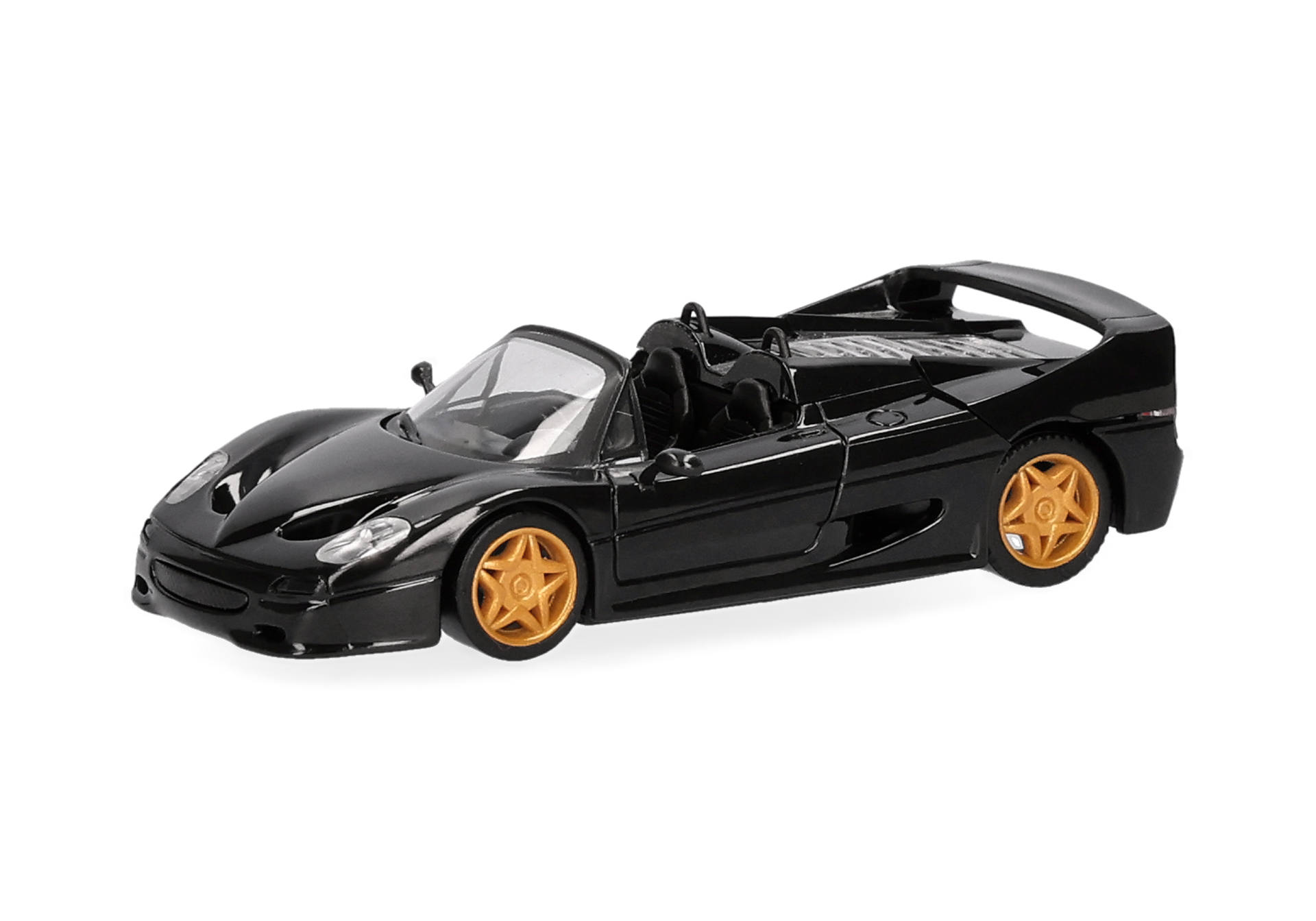 Herpa 025492-003 | Ferrari F50 Spider (Motorabdeckung zum Öffnen) | schwarz |  1:87