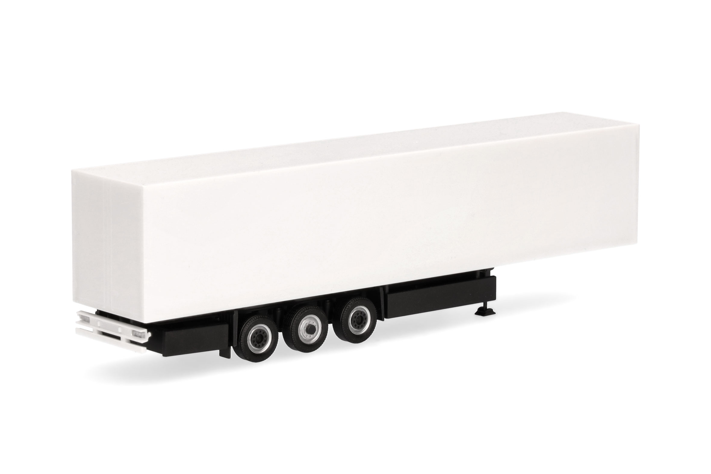 Herpa 077071 | Krone E-Trailer | Kühlkofferauflieger 3achs | weiß | 1:87