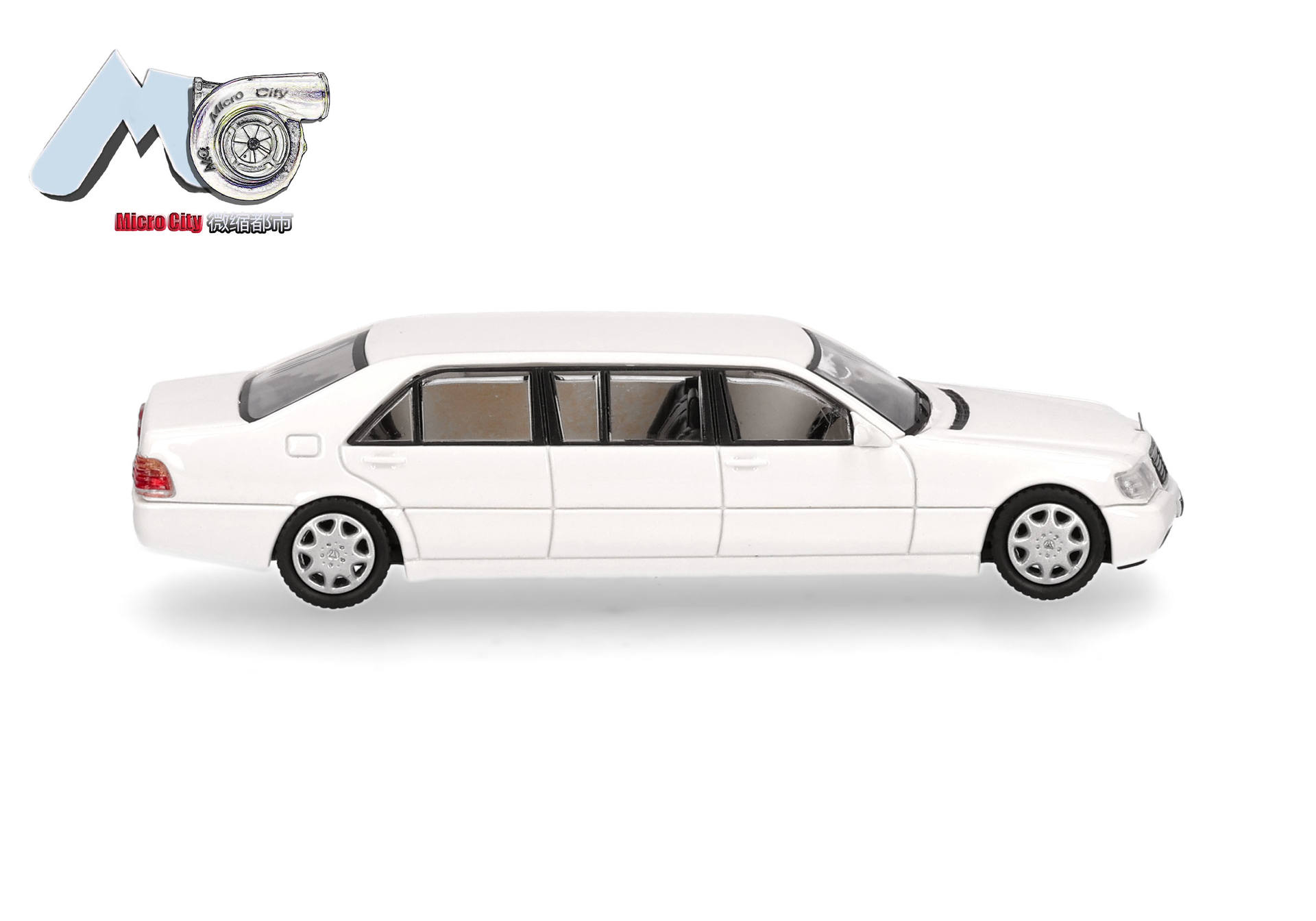 Herpa MicroCity 87MC000115 | Mercedes-Benz S600 Pullman | weiß | 1:87