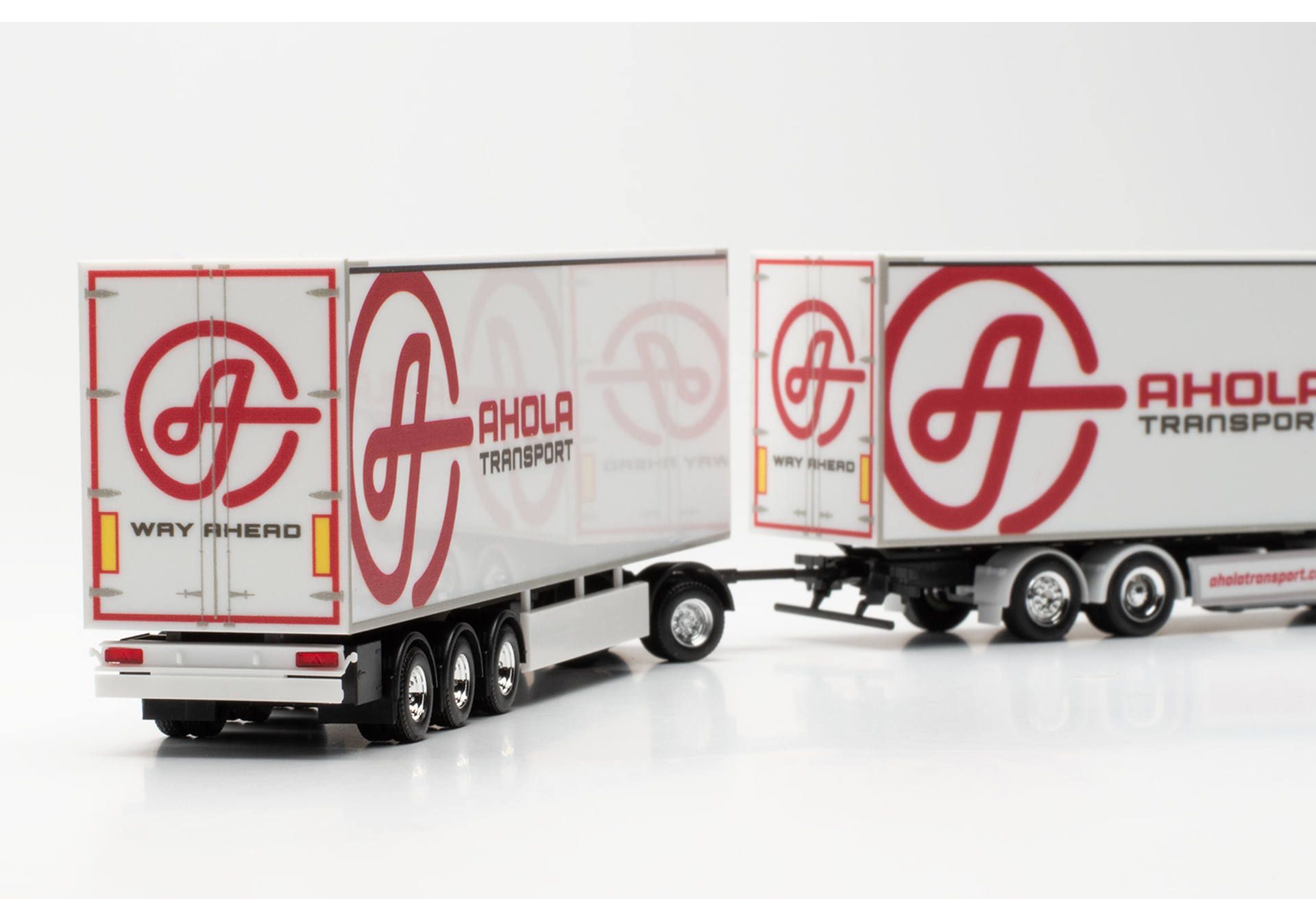 Herpa 315678 - Scania CR 20 HD Schwedencombi „Ahola Transport“ (Finnland/Kokkola). 1:87