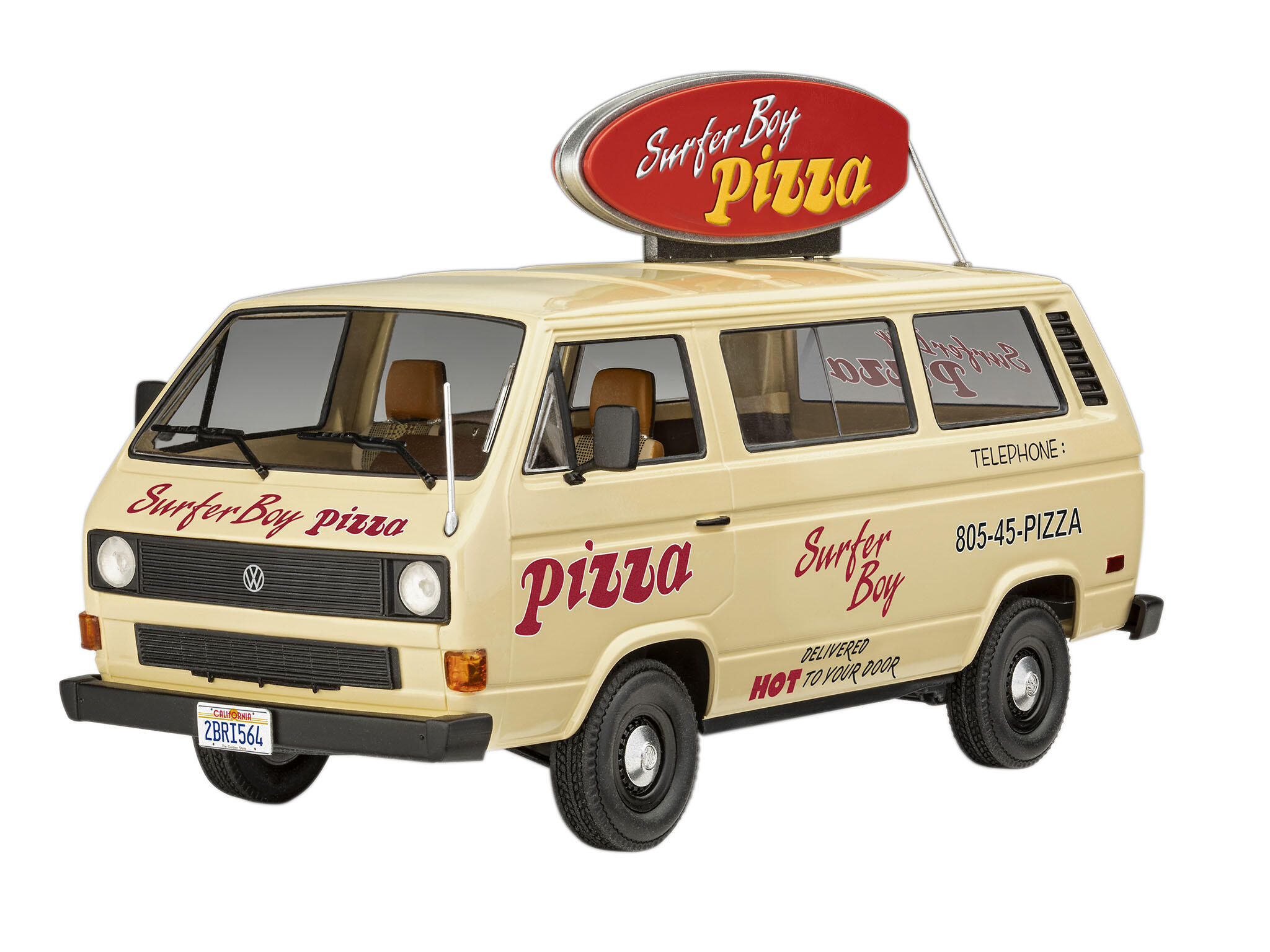 Revell 07725  | Stranger Things | Argyle’s VWT3 Surfer Boy Pizza V | 1:25