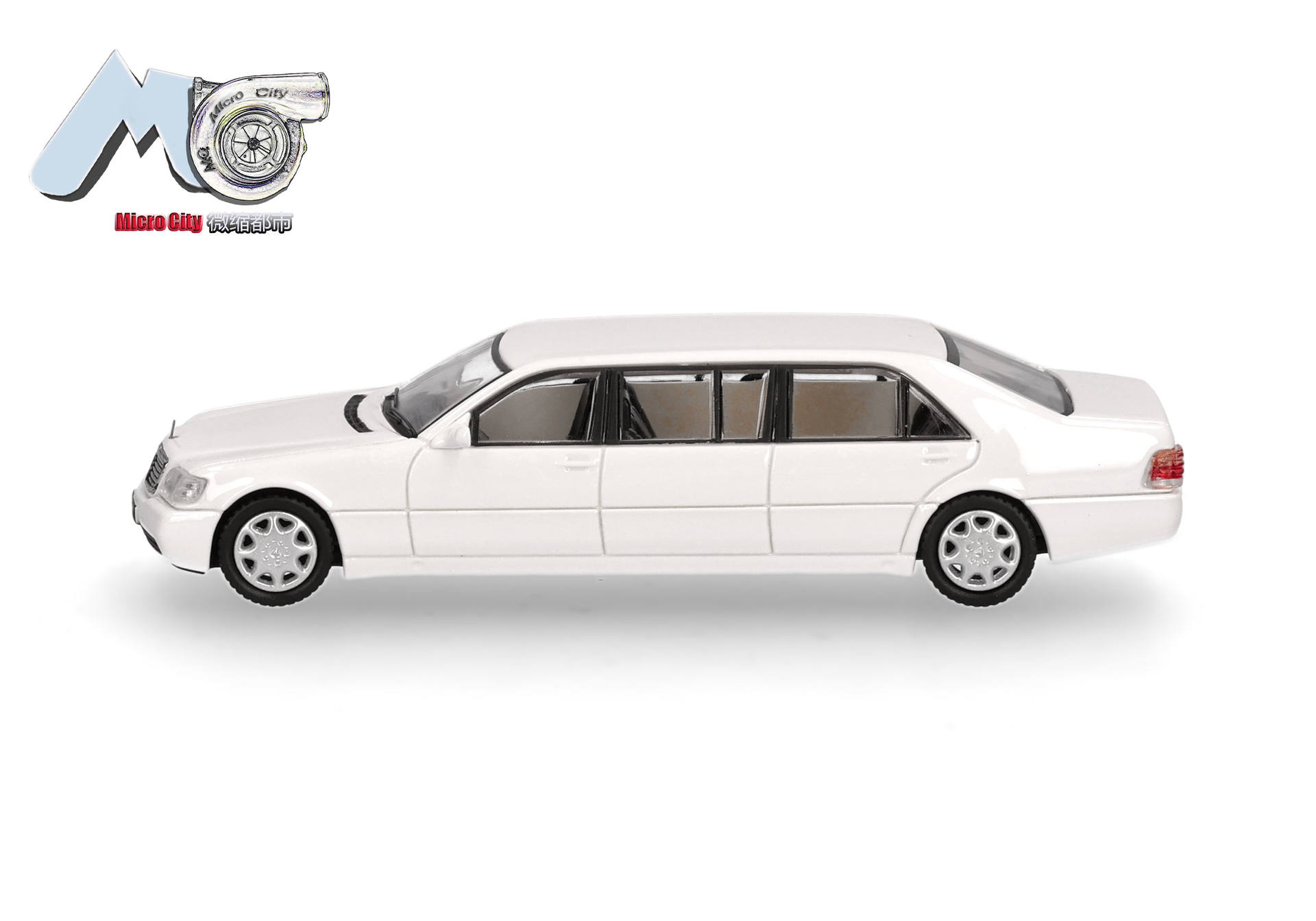 Herpa MicroCity 87MC000115 | Mercedes-Benz S600 Pullman | weiß | 1:87