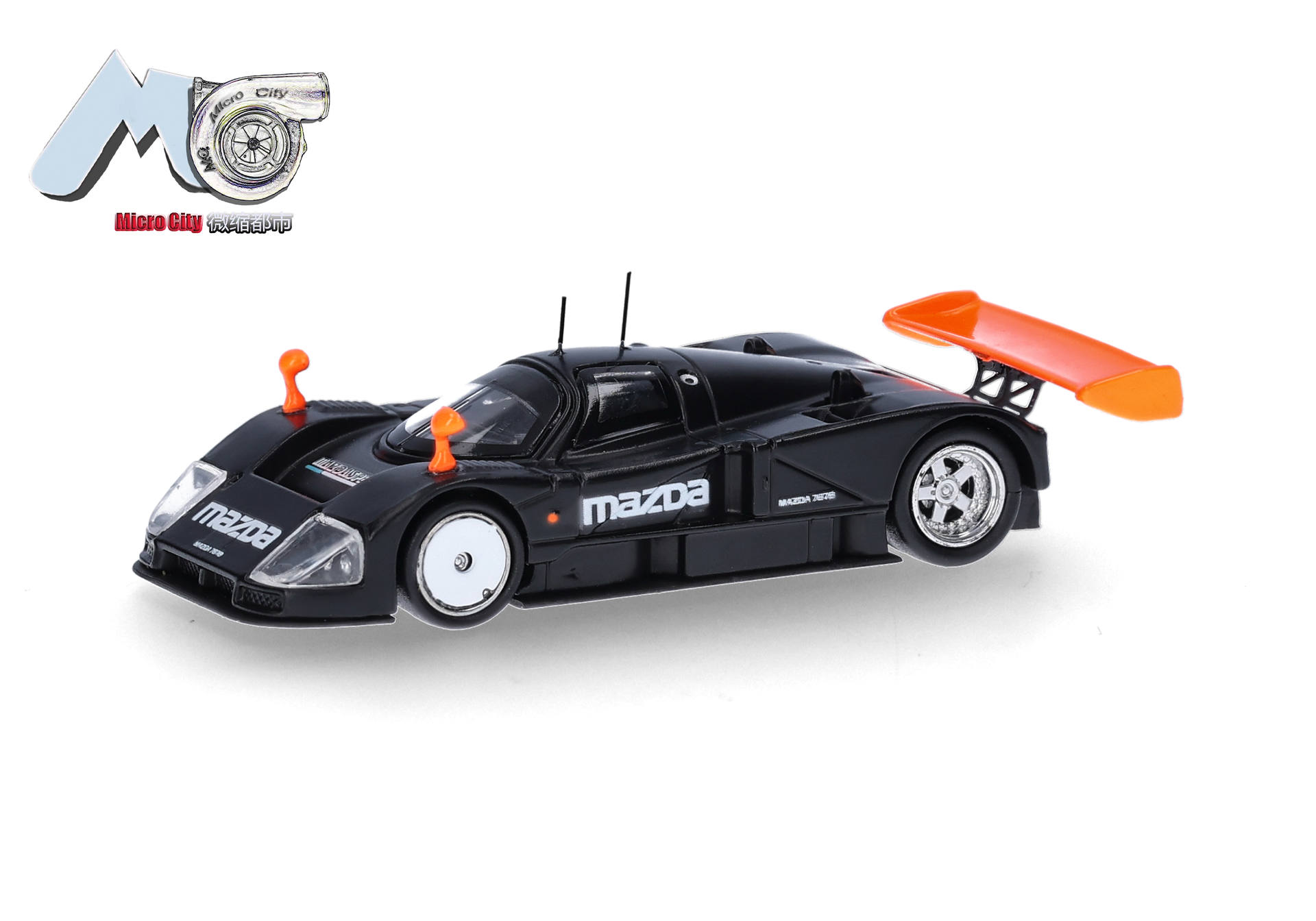 Herpa MicroCity 87MC000096 | Mazda 787B | schwarz | 1:87