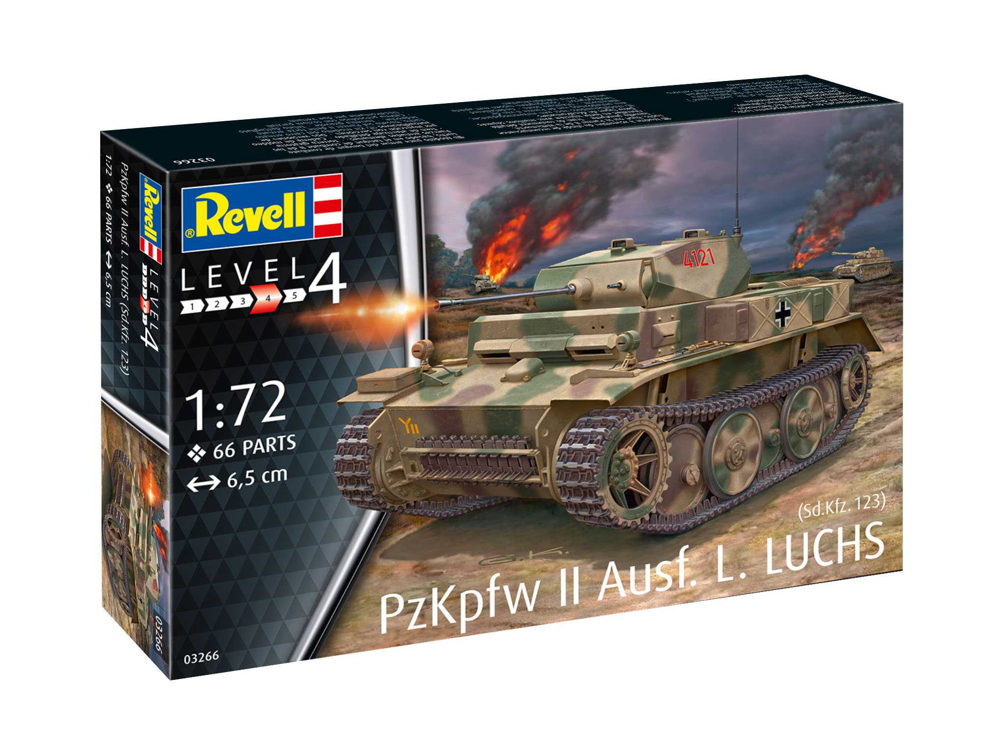 Revell 03266 - PzKpfw II Ausf.L LUCHS (Sd.Kfz.123). 1:72