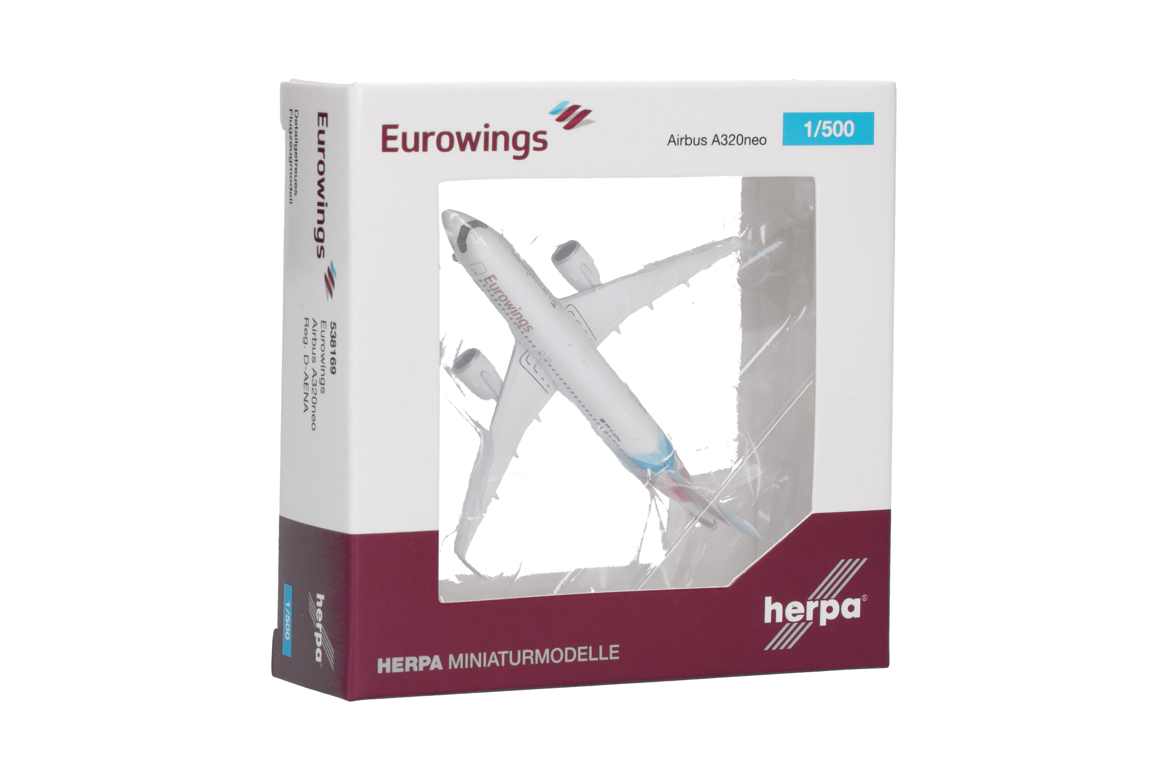 Herpa Wings 538169 | Eurowings | Airbus A320neo | D-AENA | N578UW | 1:500