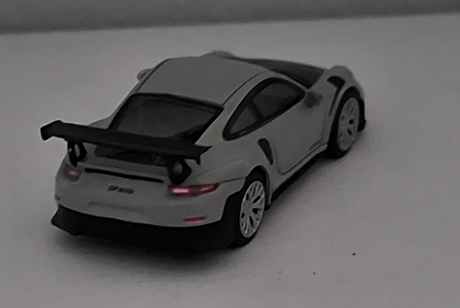 Minichamps 870068127 | Porsche 911 GT2 RS | 2018 | Grey W/Carbon Bonnet | 1:87