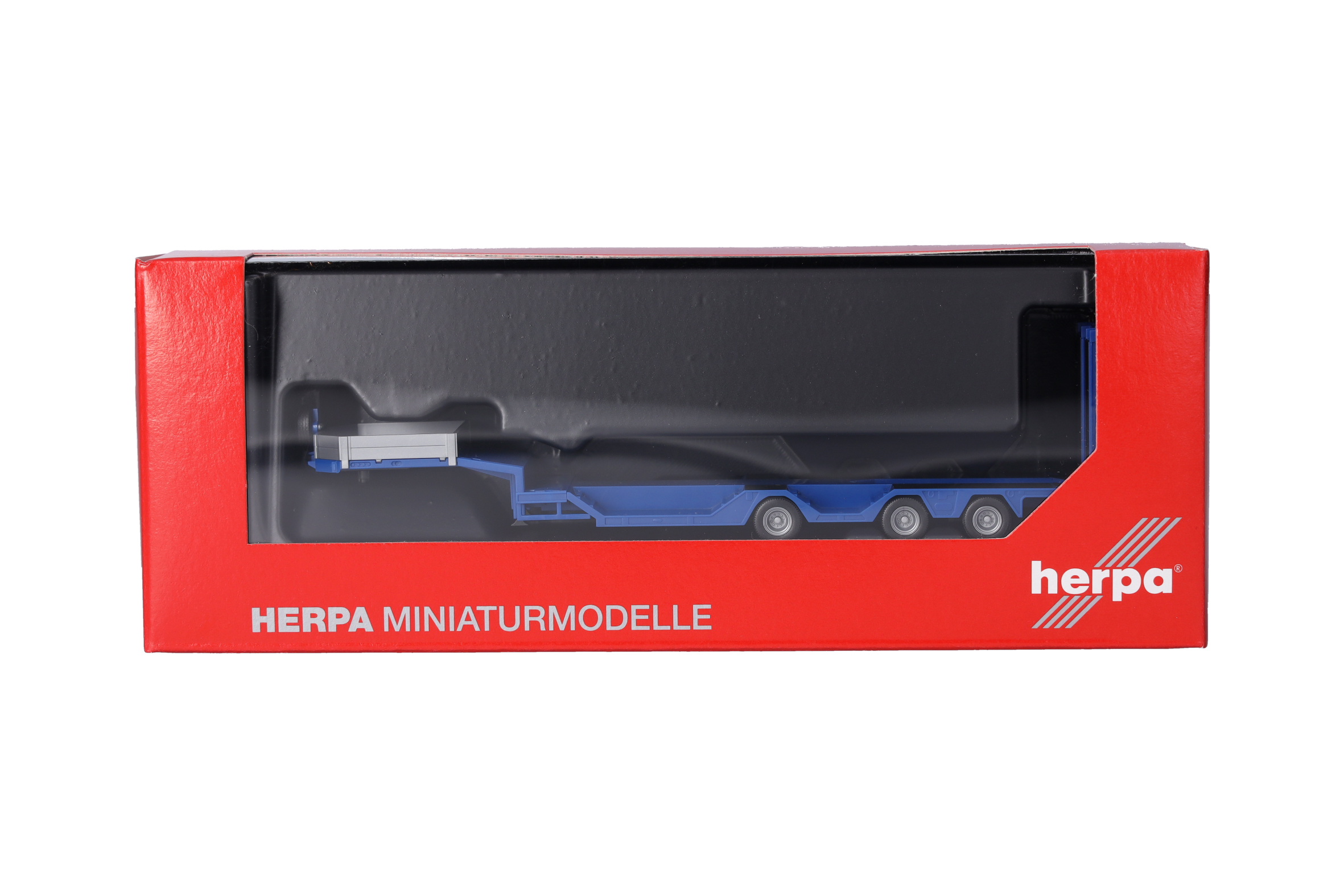 Herpa  076968-003 | Goldhofer | Allrounder-Auflieger | 3achs | enzianblau| 1:87