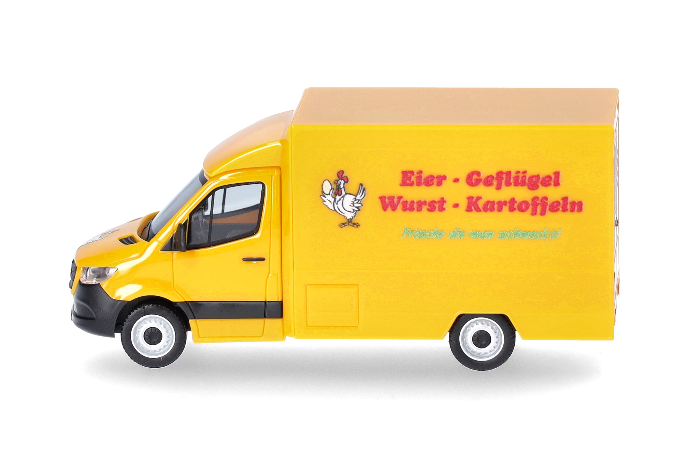 Herpa 098656 | MB Sprinter '18 Foodtruck | Eier, Geflügel, Wurst, Kartoffeln | 1:87