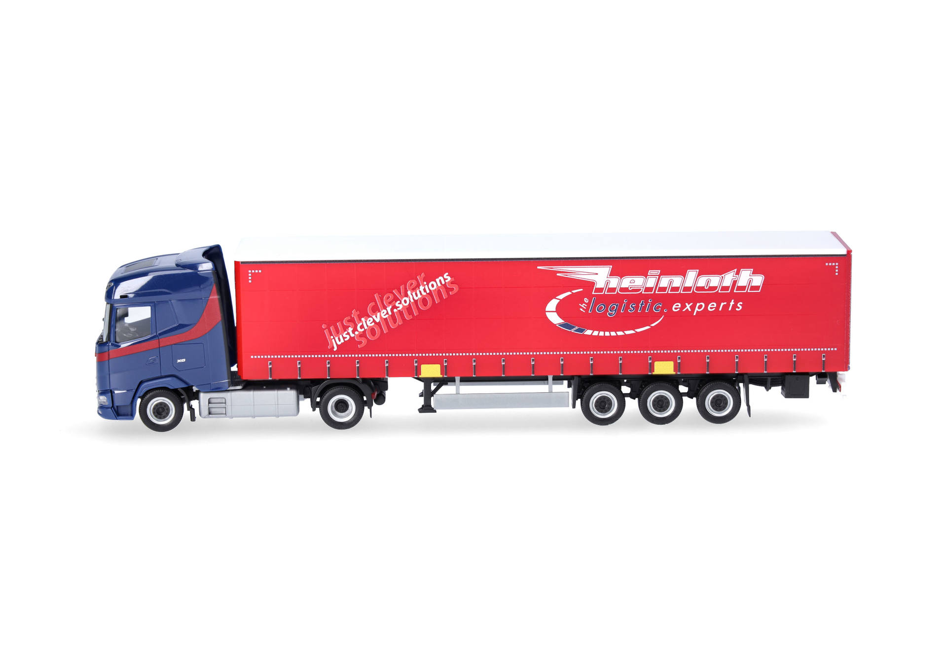 Herpa 319881 | DAF XG Gardinenplanen-Sattelzug "Heinloth" | 1:87