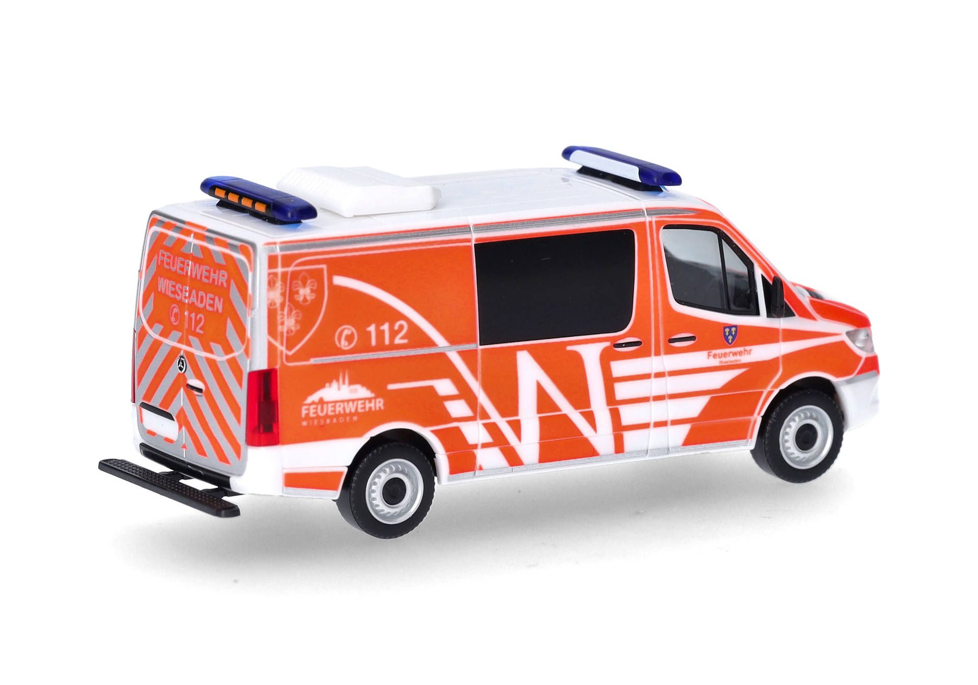 Herpa 097826 | MB Sprinter '18 Halbbus | Feuerwehr Wiesbaden | 1:87