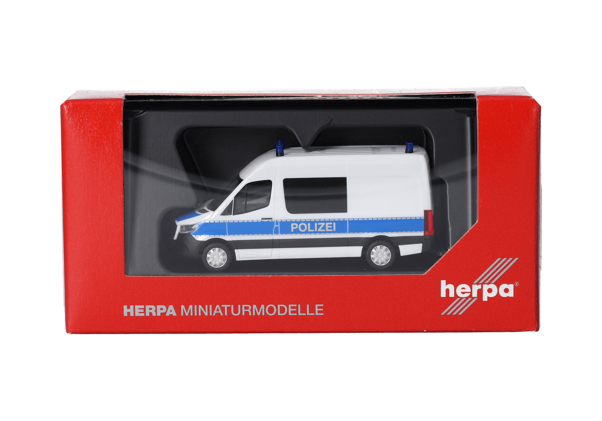 Herpa 098786 | Mercedes-Benz Sprinter '18 Halbbus Hochdach | Polizei NRW/Brandermittler | 1:87