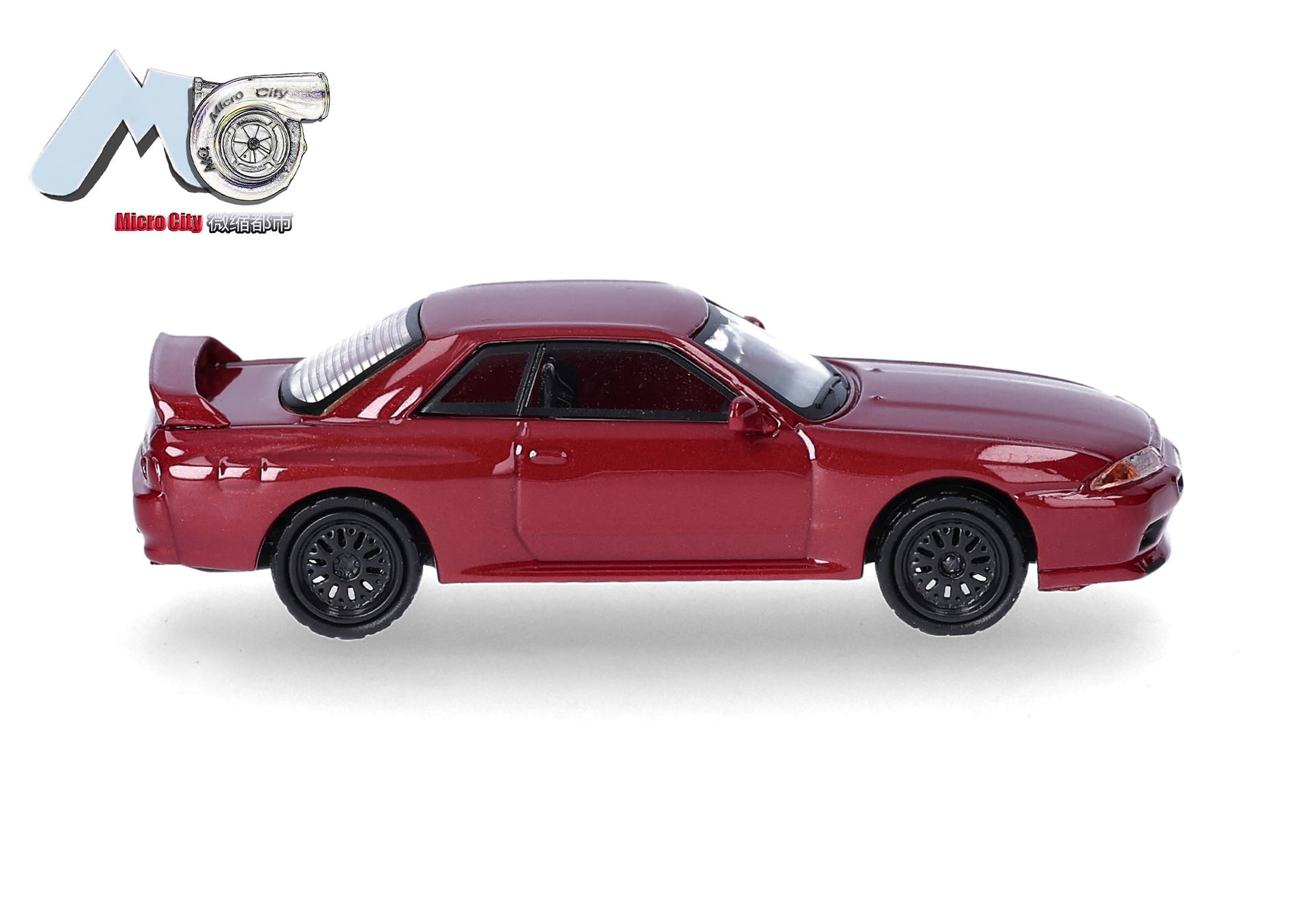 Herpa MicroCity 87MC000093 | Nissan Skyline GTR32 | weinrot | 1:87