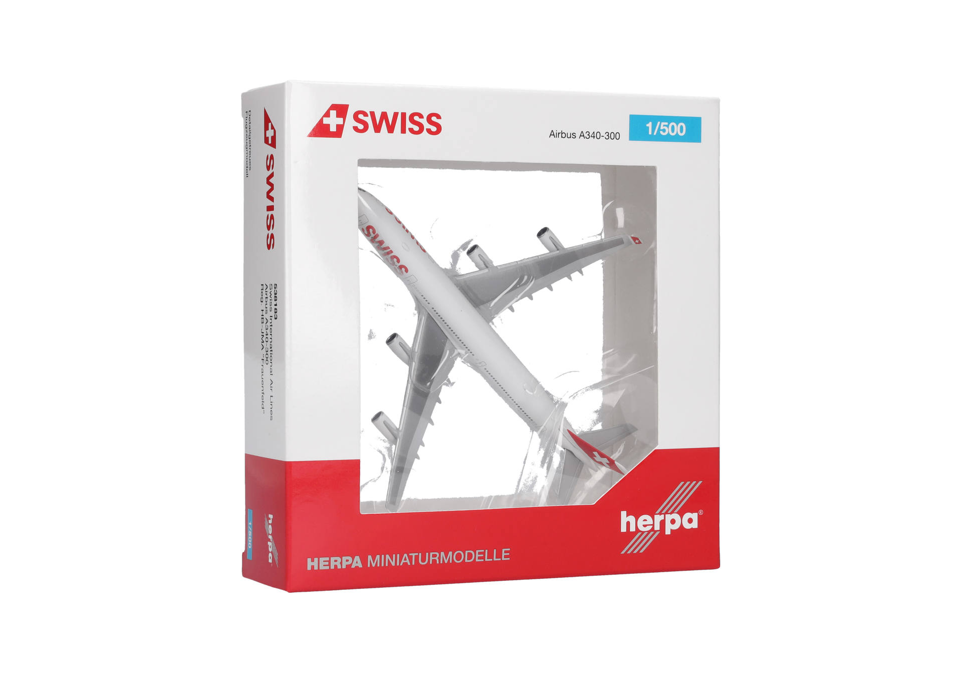 Herpa Wings 538183 | Swiss International Air Lines Airbus A340-300 | 1:500