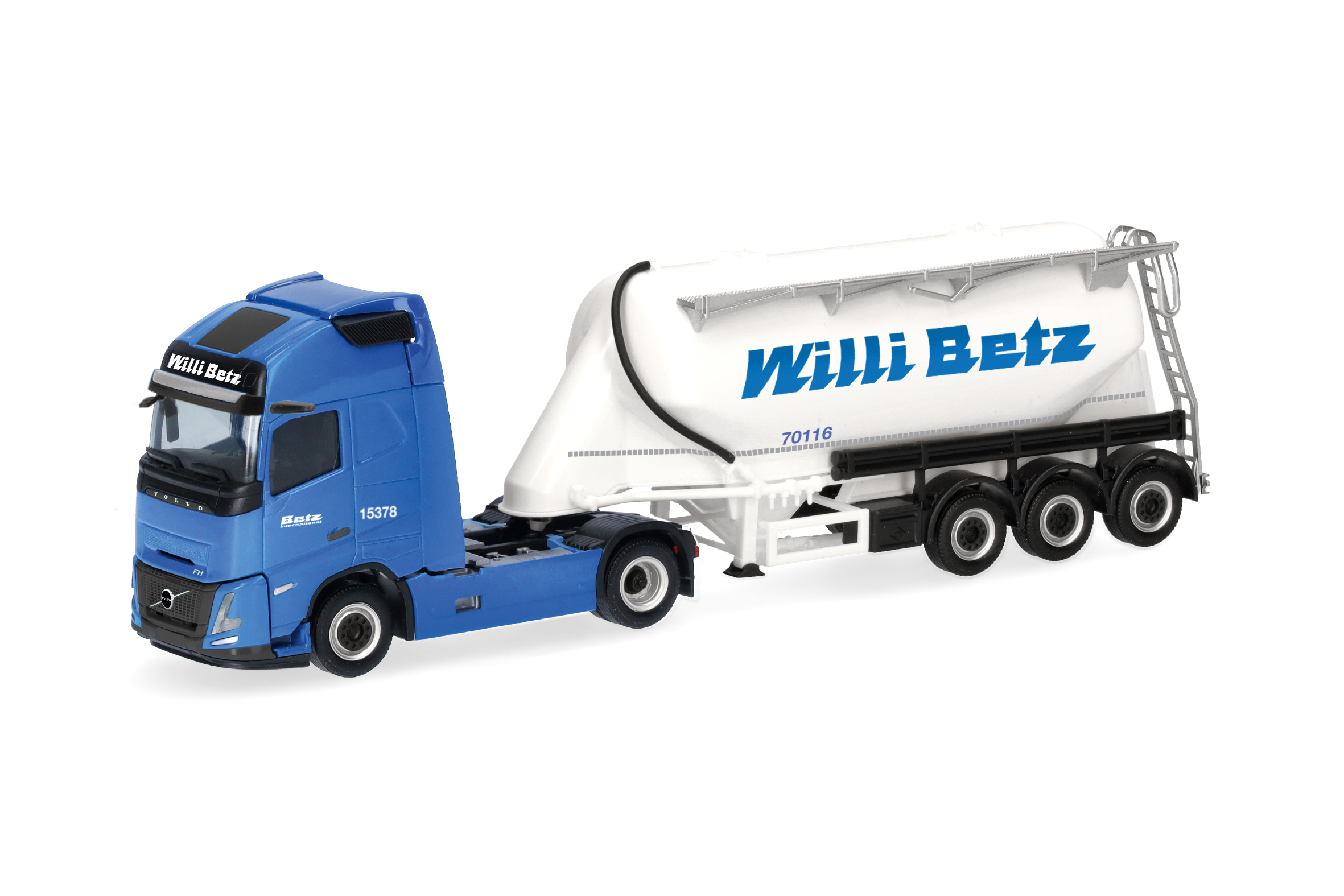 Herpa 321419 | Volvo FH Aero GL XL Eutersilo-Sattelzug | Willi Betz | 1:87