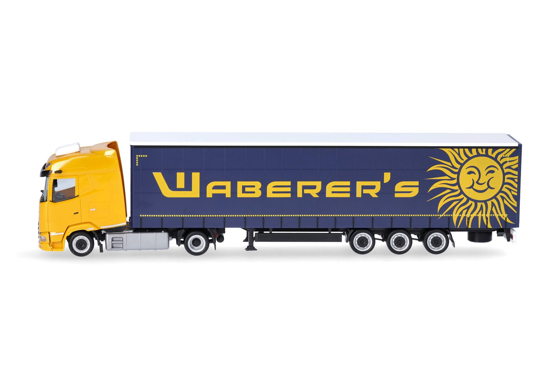 Herpa 317672 | DAF XG Lowliner-Sattelzug | Waberer's | 1:87