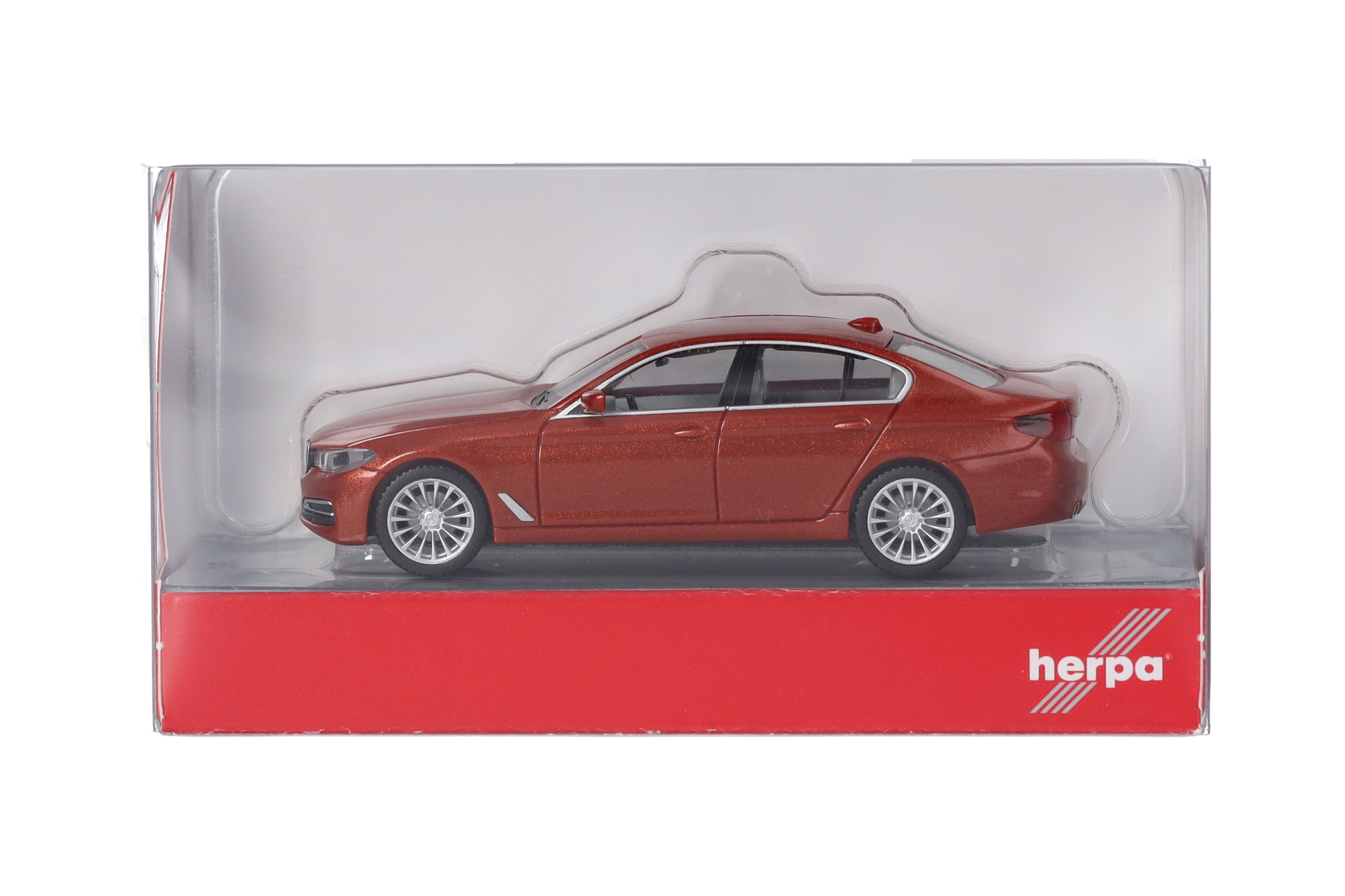 Herpa 430692-006 | BMW 5er (G30) | Limousine | valenciaorange | 1:87