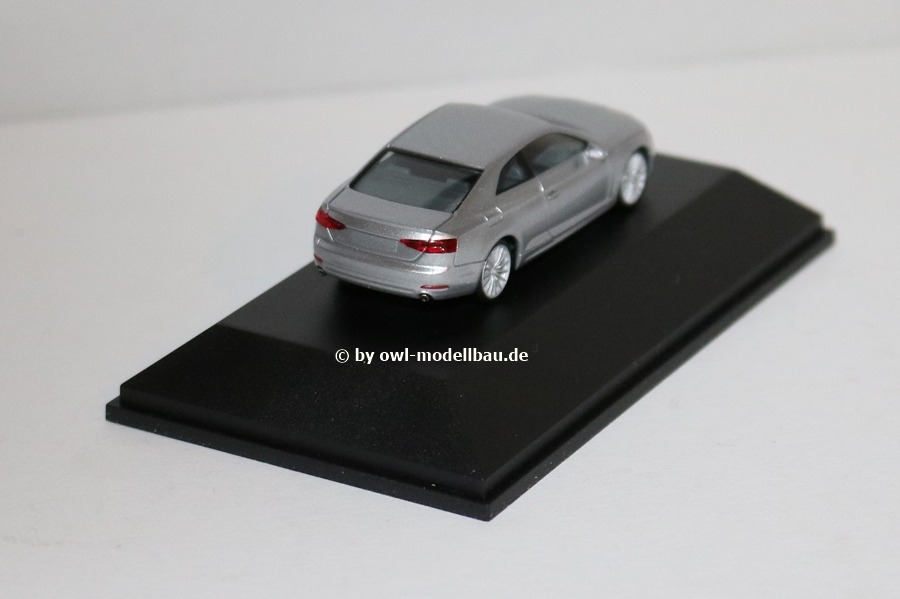 Herpa 5011605421 - Audi A5 Coupé - 2016 - Florettsilber. 1:87