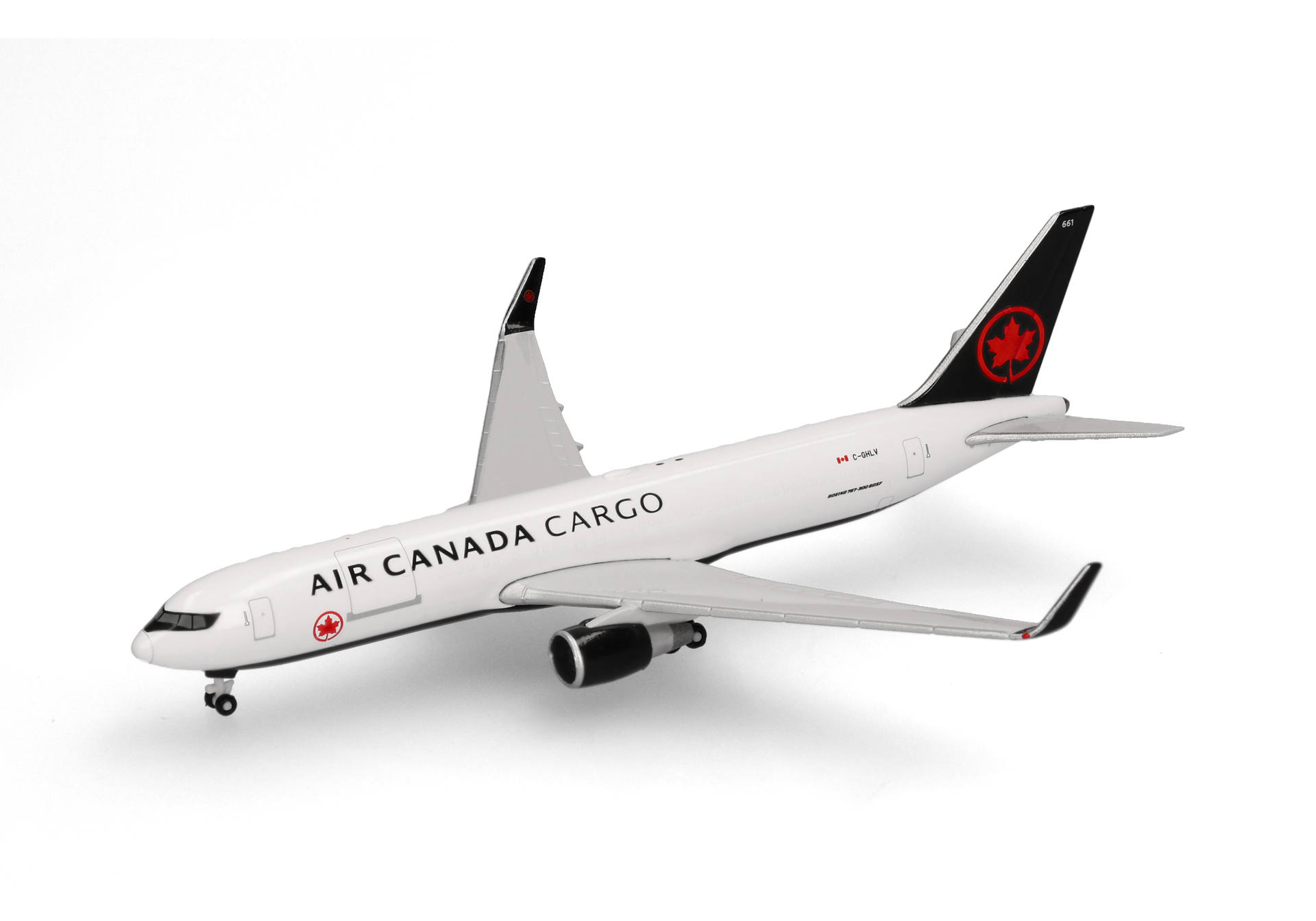 Herpa Wings 539210 | Air Canada Cargo | Boeing 767-300F | C-GHLV | 1:500