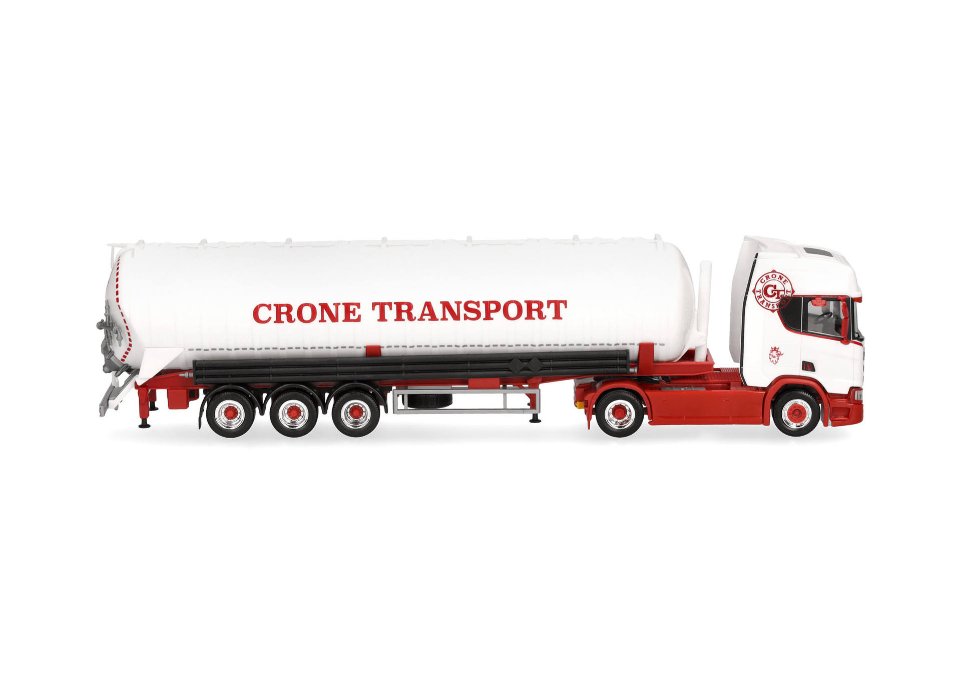 Herpa 319904 | Scania CR 20 HD Saugsilo-Sattelzug | Crone Handel und Transport | 1:87