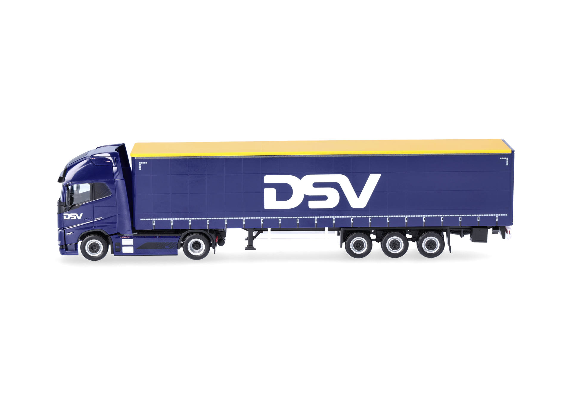 Herpa 320818 | Volvo FH GL XL 2020 Electric | Gardinenplanen-Sattelzug | DSV |  1:87