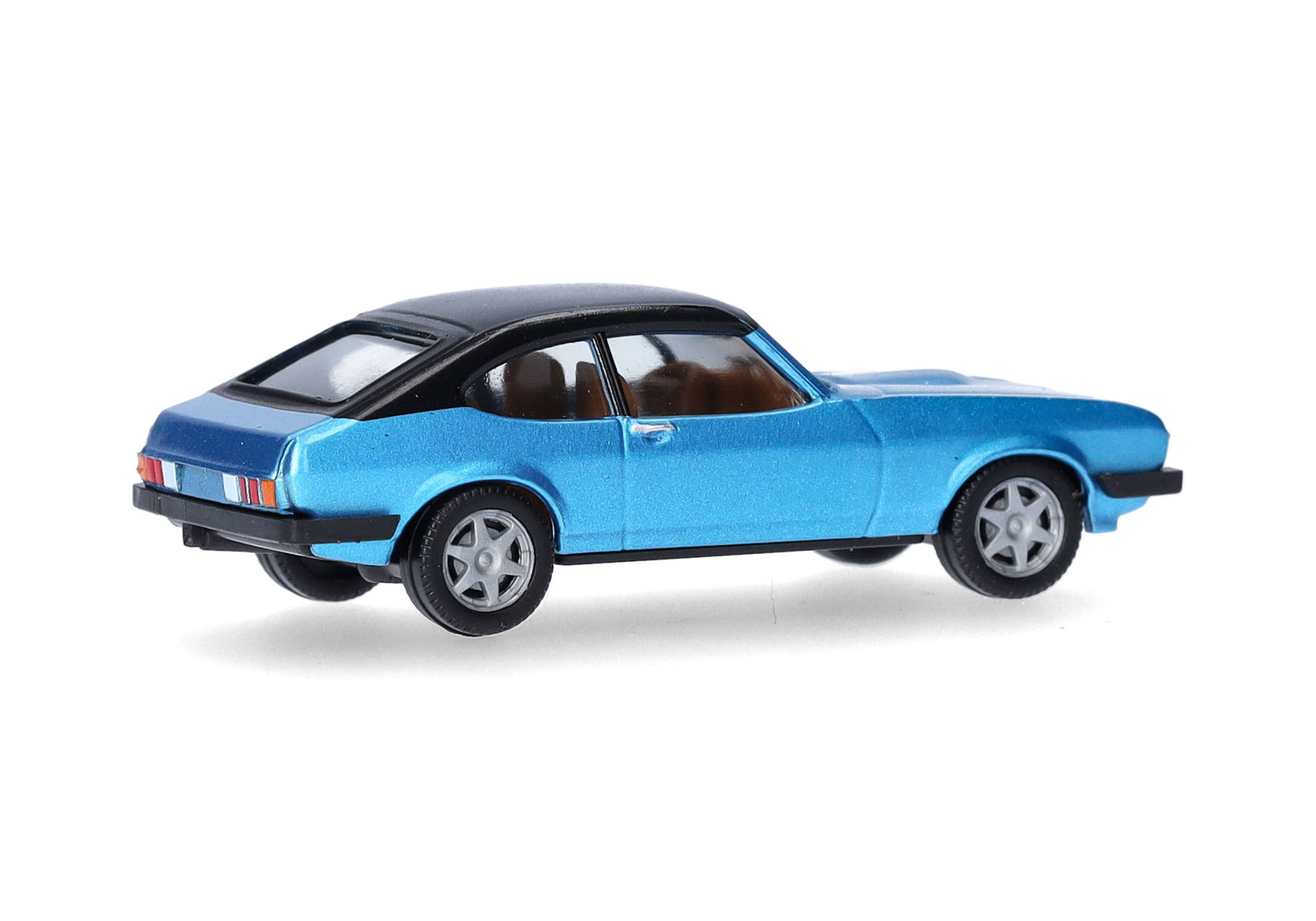Herpa 430807-002 | Ford Capri II |Vinyldach | miamiblaumetallic | 1:87