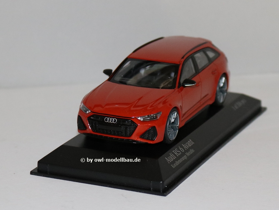 Minichamps 410018014 - Audi RS 6 Avant - 2019 - Orange Metallic. 1:43