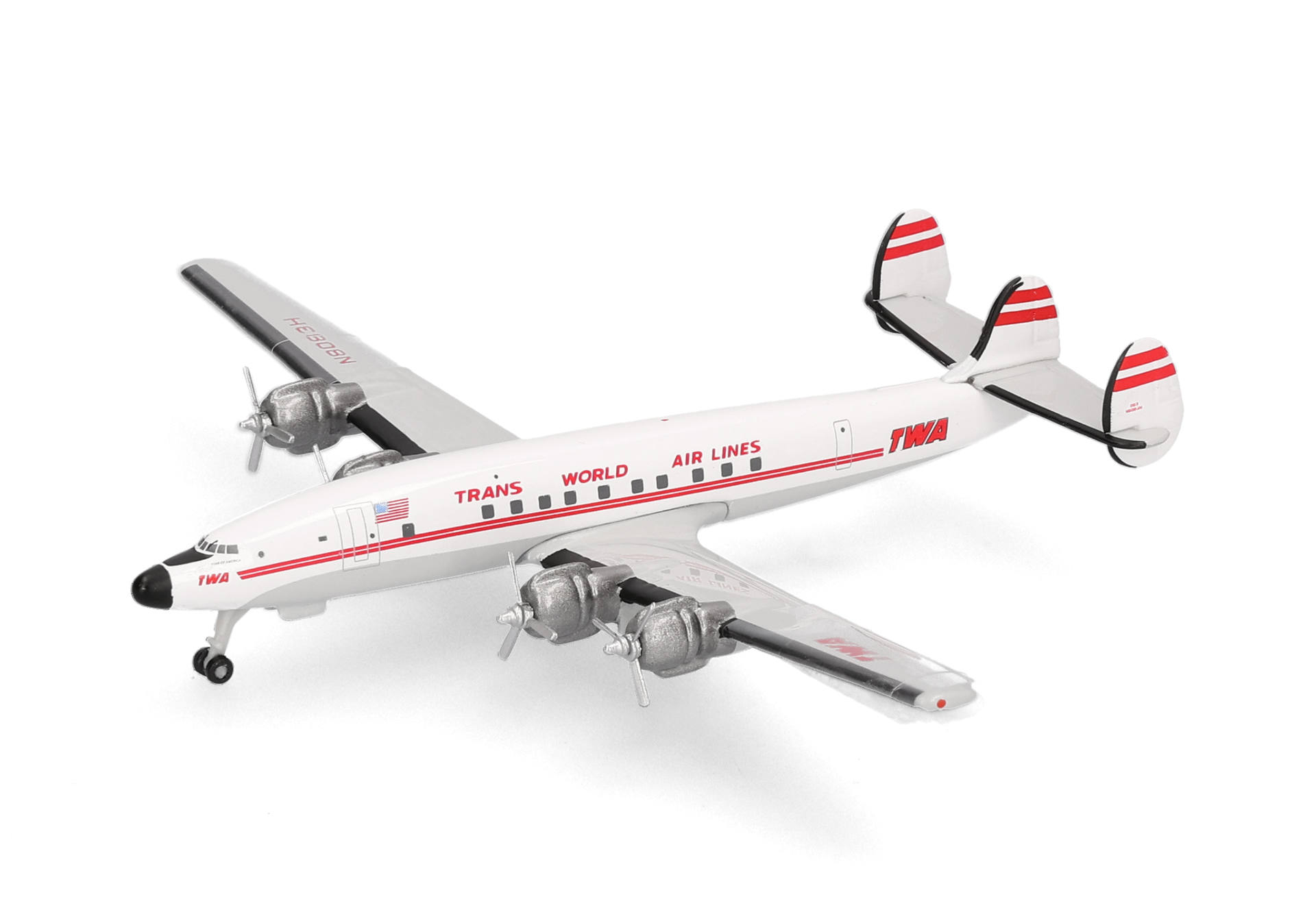 Herpa Wings 539364 | TWA - Trans World Airlines | Lockheed L-1649A Jetstream | N8083H | 1:500