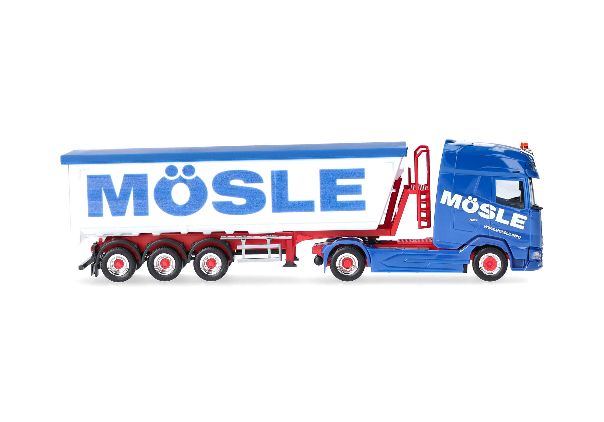 Herpa 320153 | DAF XG+ Stahlmulden-Sattelzug | Mösle | 1:87