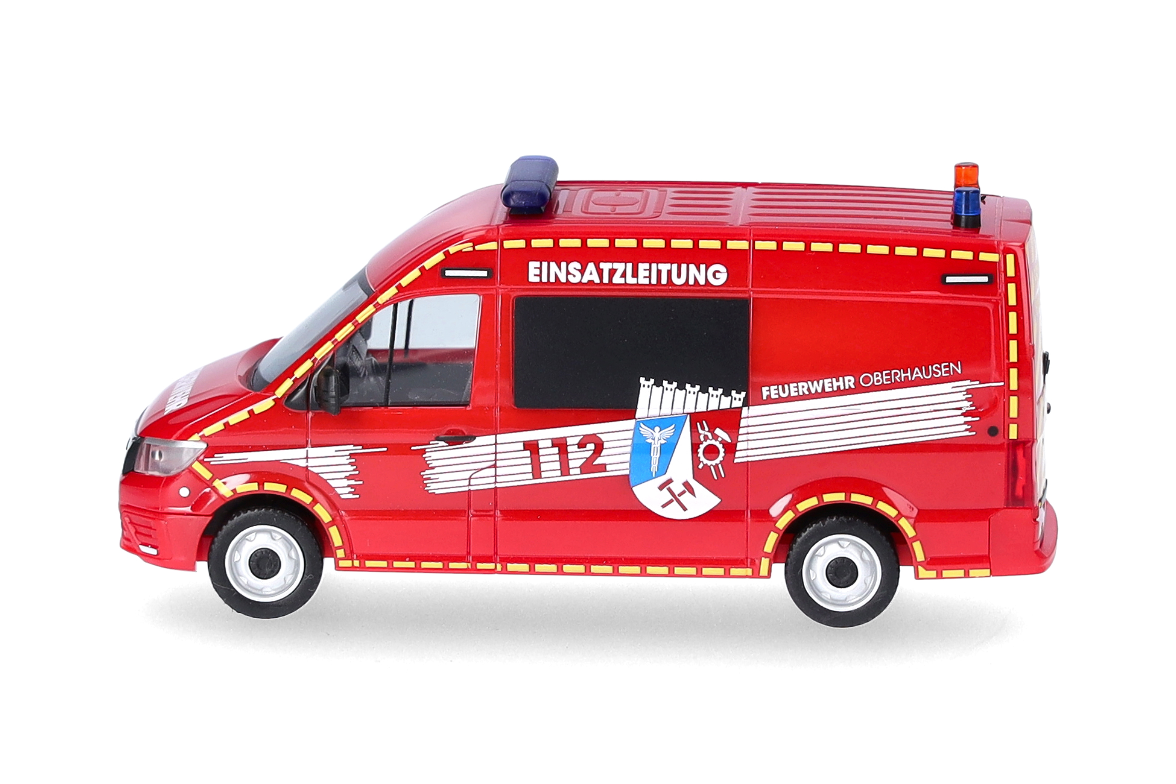 Herpa 098731 | MAN TGE Halbbus Hochdach | Feuerwehr Oberhausen/ELW" | 1:87