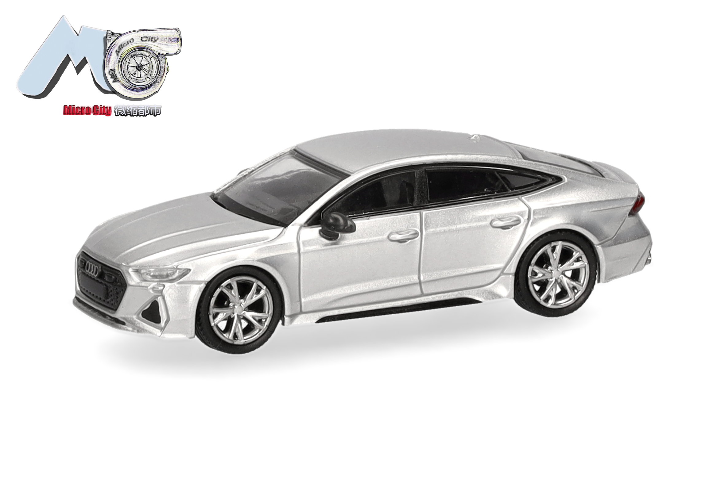 Herpa MicroCity 87MC000083 | Audi RS7 | silber | 1:87