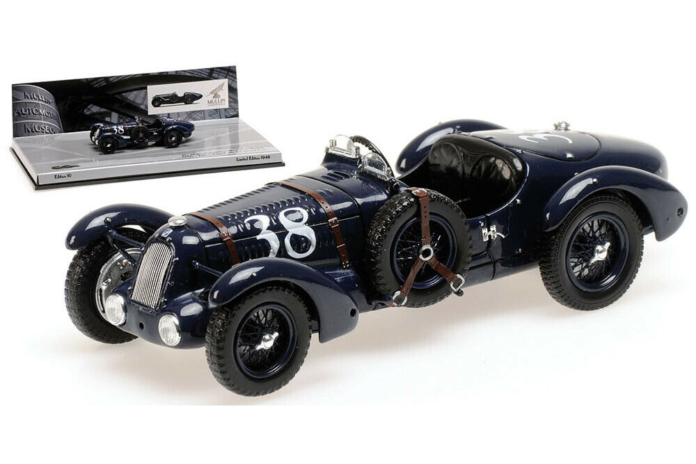 Minichamps 437117130 - Talbot-Lago T26-SS Grand Prix 1936 #38. Limited Edition. 1:43