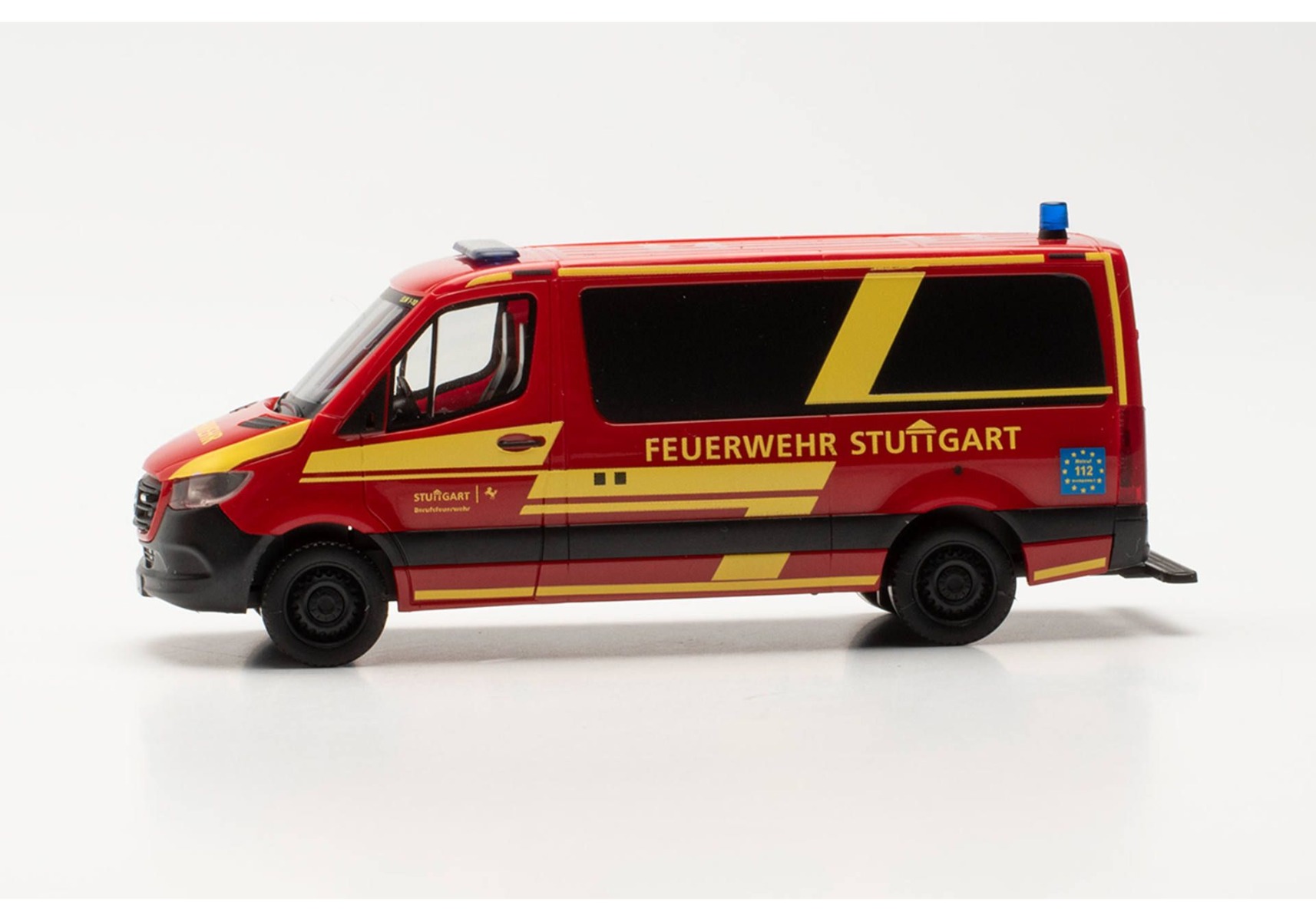 Herpa 097345 | Mercedes-Benz Sprinter '18 Bus Flachdach | Branddirektion Stuttgart | 1:87